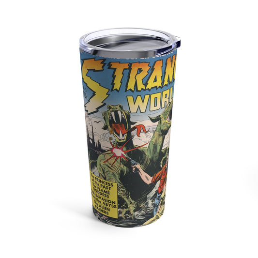 Vintage Sci-Fi Comic Art Insulated Tumbler 20oz