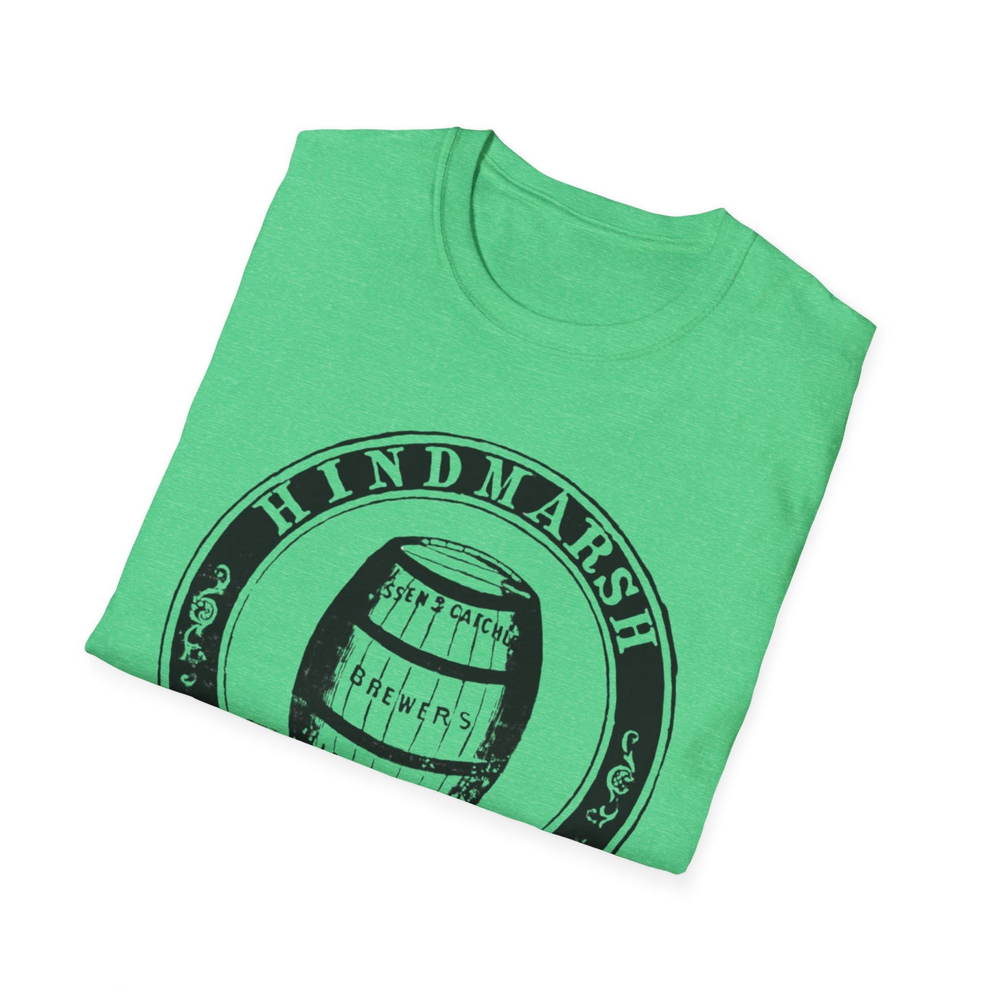 Vintage Hindmarsh Ales Unisex T-Shirt - 100% Cotton Softstyle Tee for Beer Lovers