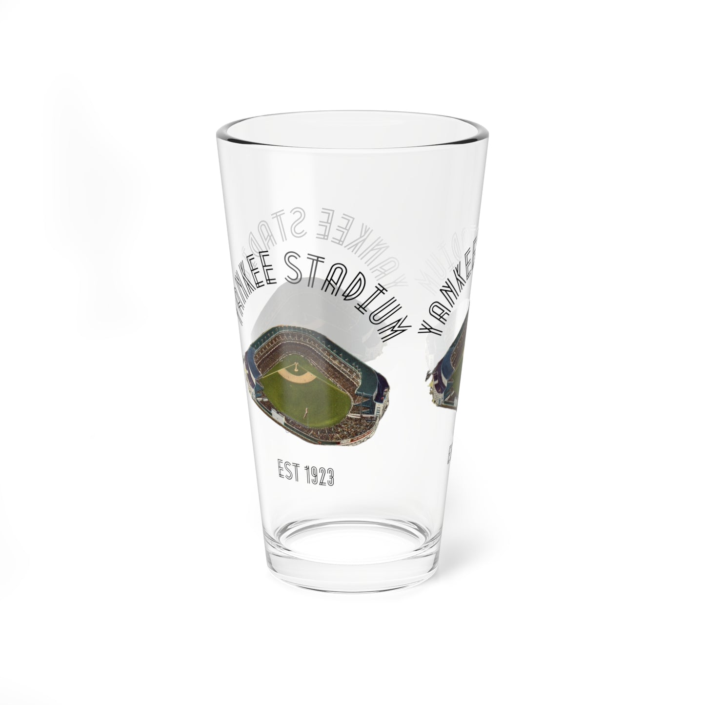 Yankee Stadium Retro 16oz Pint Glass