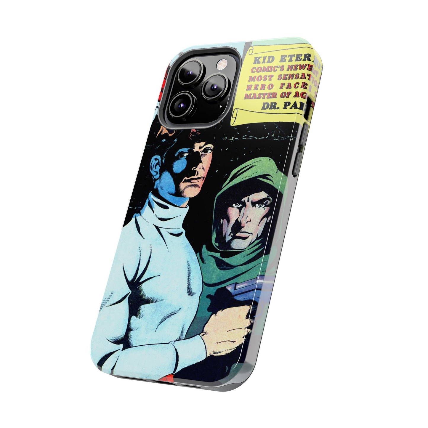 Vintage Comic Book Cover Durable Phone Cases - Old School Male 