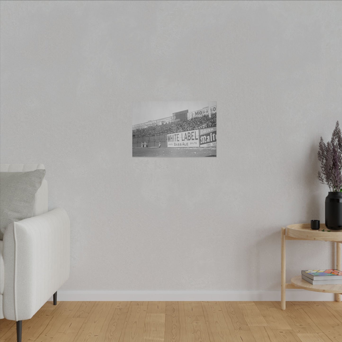 Vintage Bleachers at the Polo Grounds in NYC Canvas Print