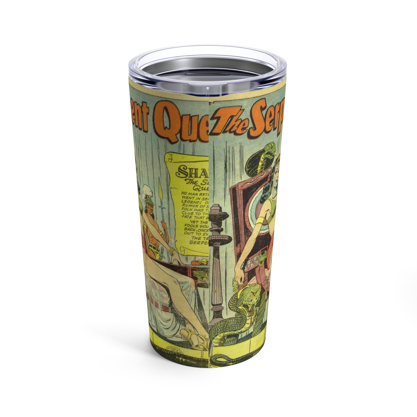 Serpent Queen Retro 20oz Insulated Tumbler - Old School Male 