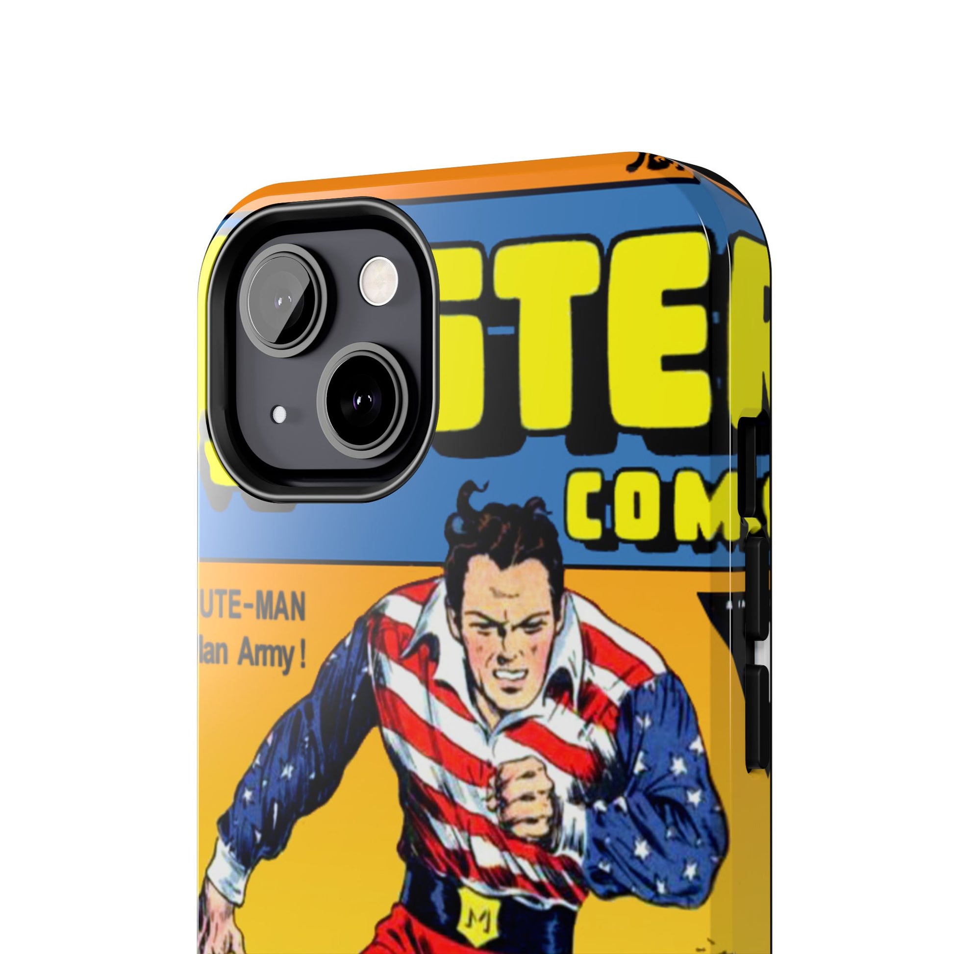 Vintage Comic Artwork Tough Phone Cases - Old School Male 