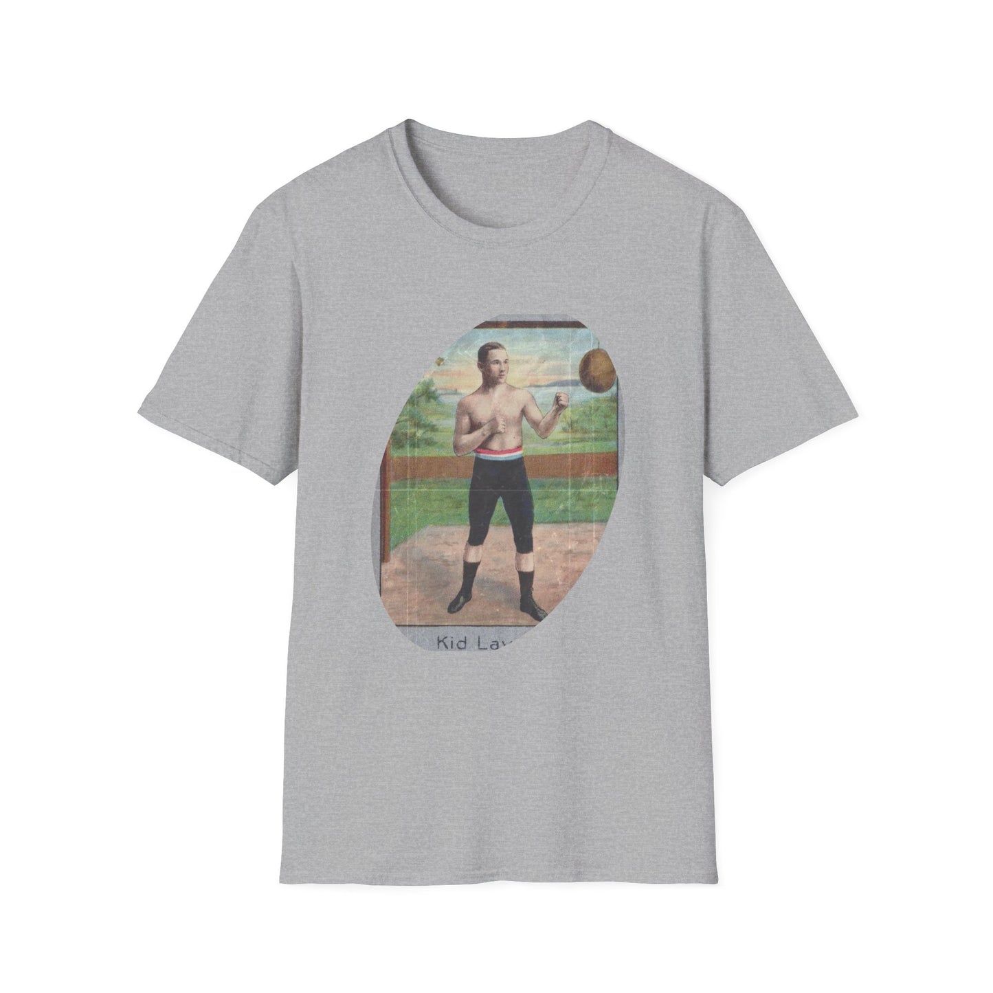 Retro Boxer Fighter Unisex Cotton T-Shirt - Old School Male 