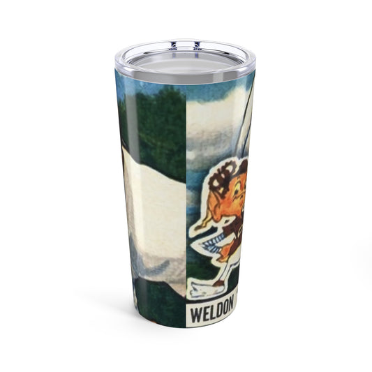 Classic Weldon Humble Vintage NFL 20oz Stainless Steel Tumbler - Old School Male 