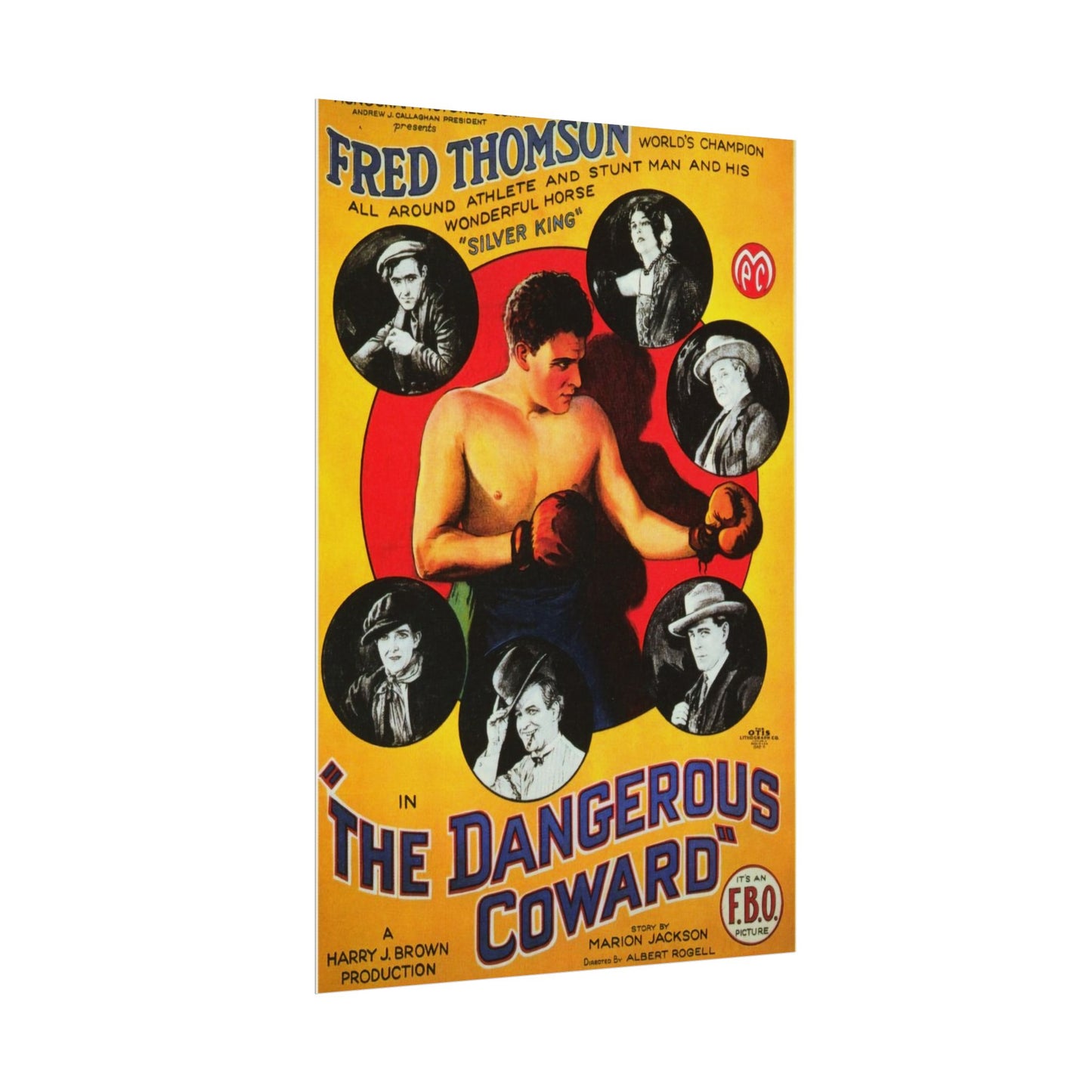 Rolled Poster - Classic Film The Dangerous Coward Movie Poster