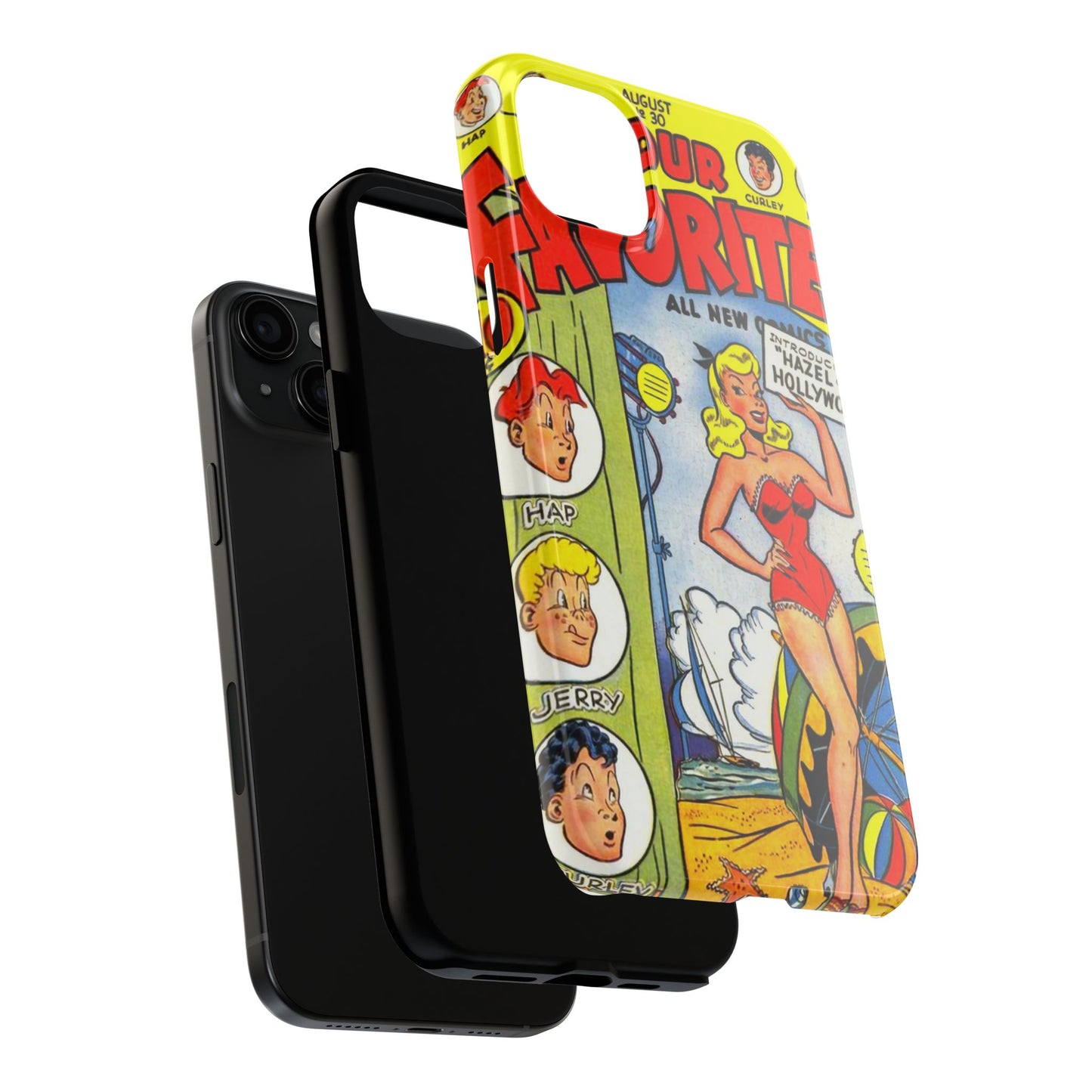 Vintage Comic Book Phone Case - Retro Art Design