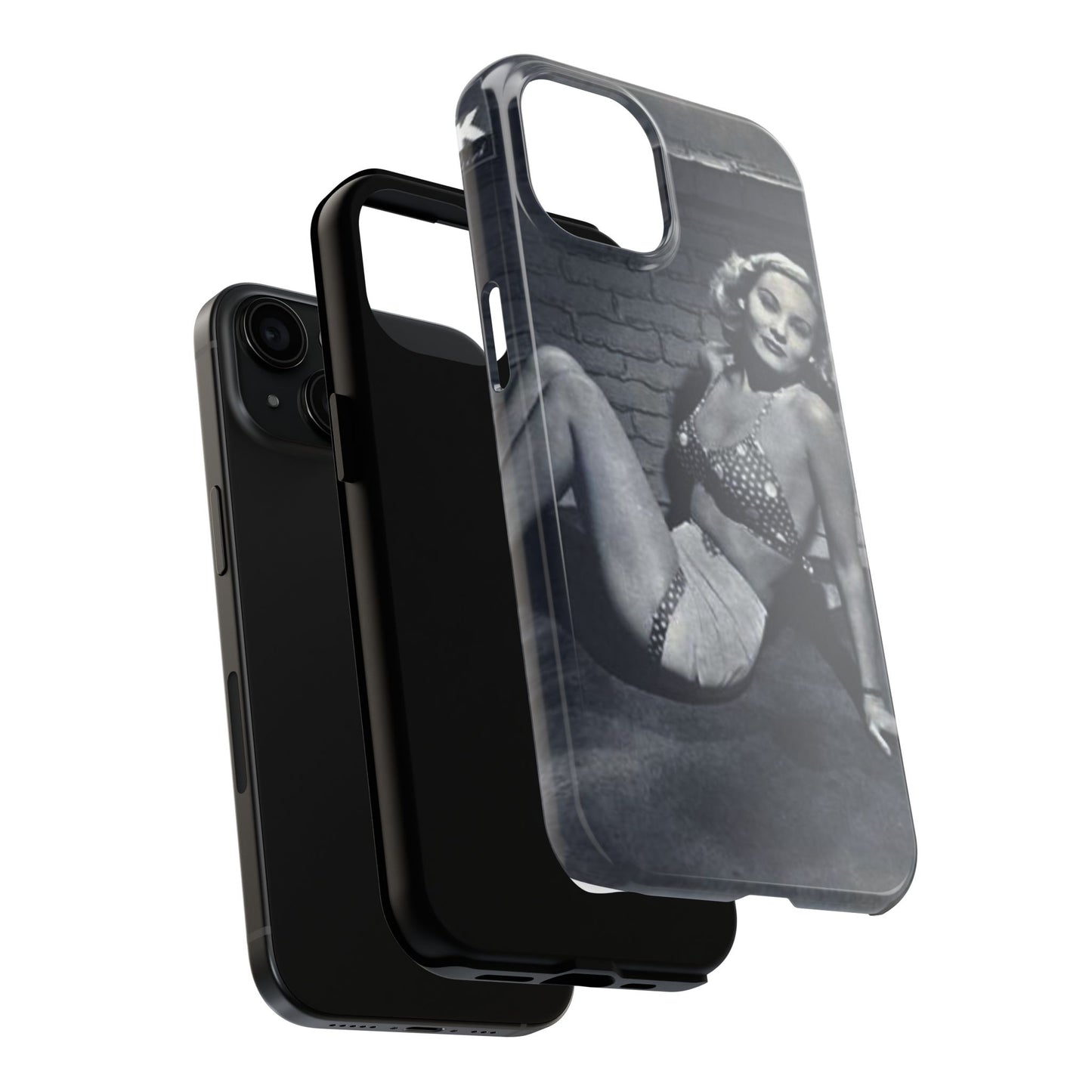 Retro Pinup Girl Tough Smartphone Cases