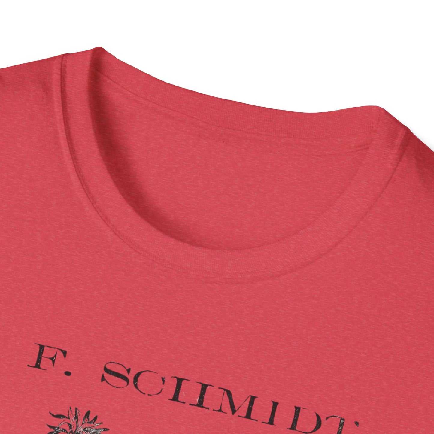 A beautiful navy t-shirt showcasing the vintage C.F. Schmidt Lager Beer logo, an exceptional pick for casual summer outings.