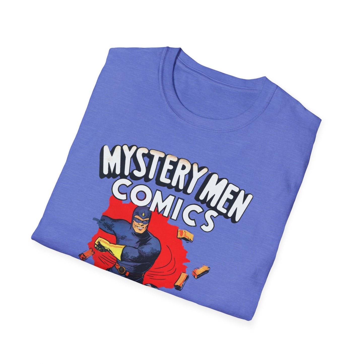 Retro Comics T-Shirt - Nostalgic Mystery Men Tee in Soft 100% Cotton, Perfect for Pop Culture Fans