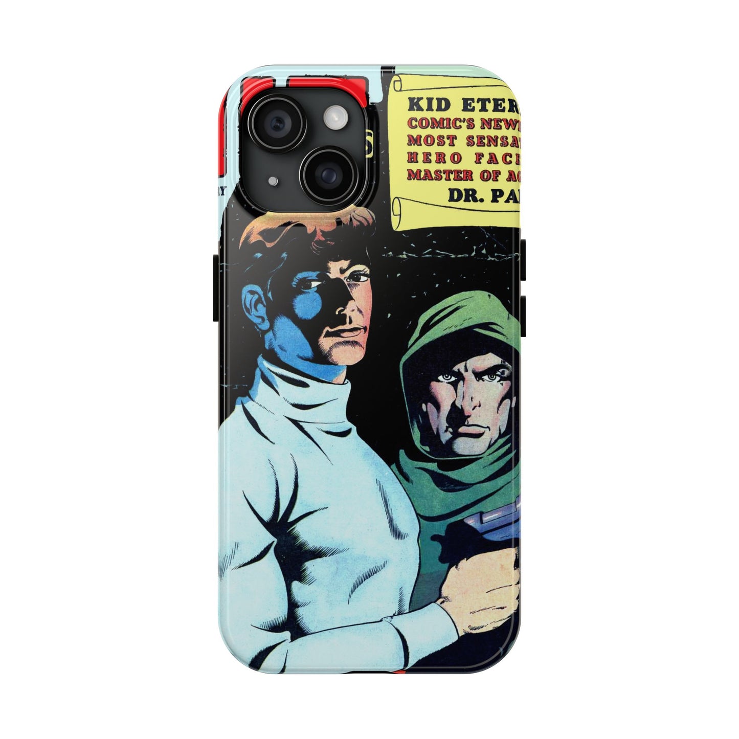 Vintage Comic Book Cover Durable Phone Cases - Old School Male 