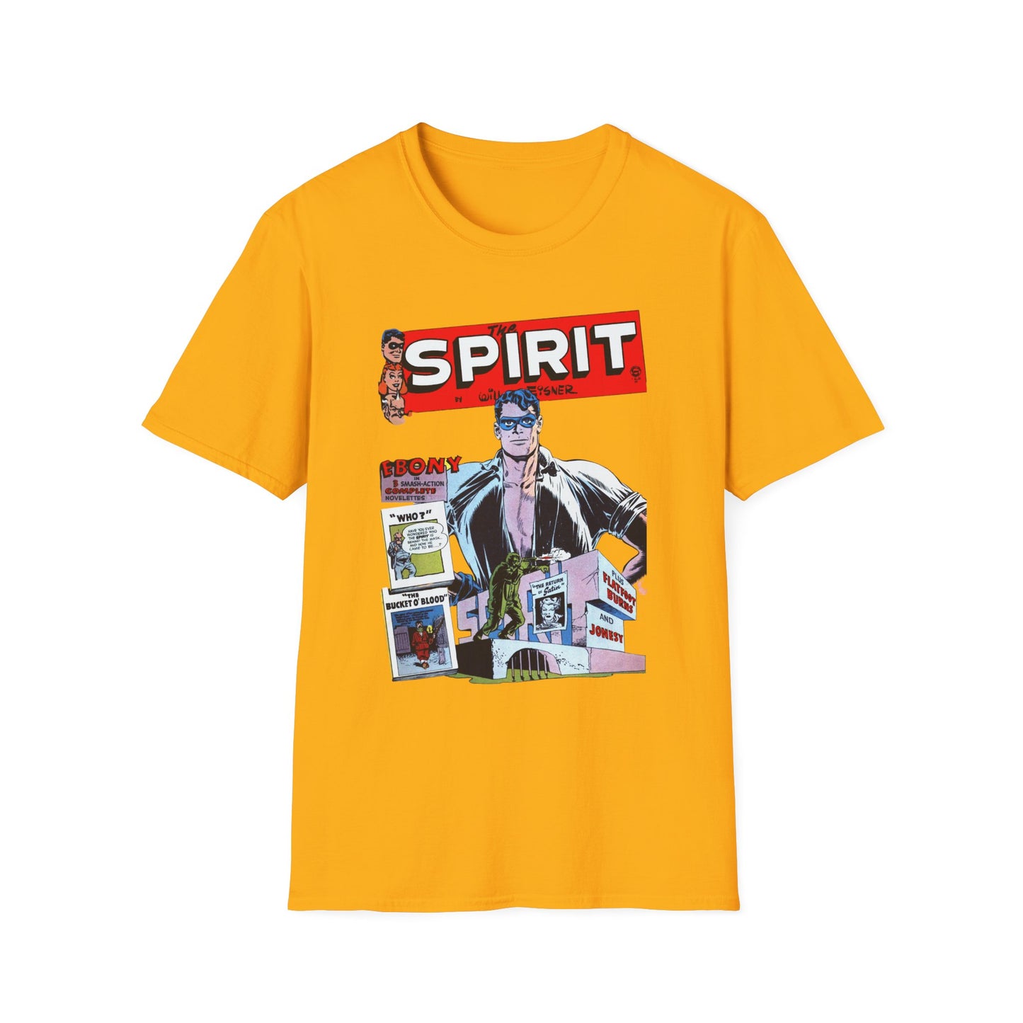 Vintage Comic Character T-Shirt - The Spirit Tee for Retro Fans and Collectors