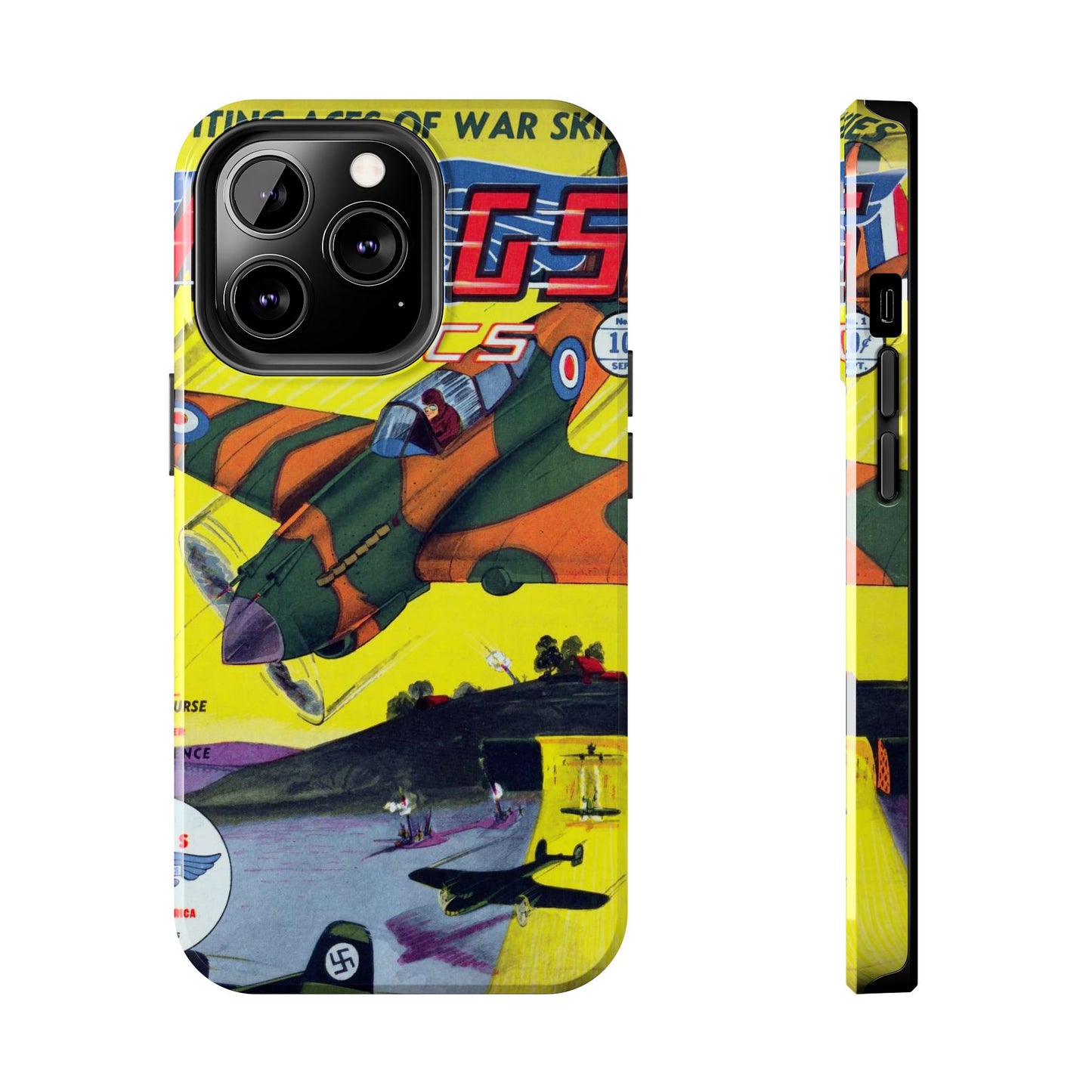 Vintage Comic Book Art Tough Phone Cases - Old School Male 