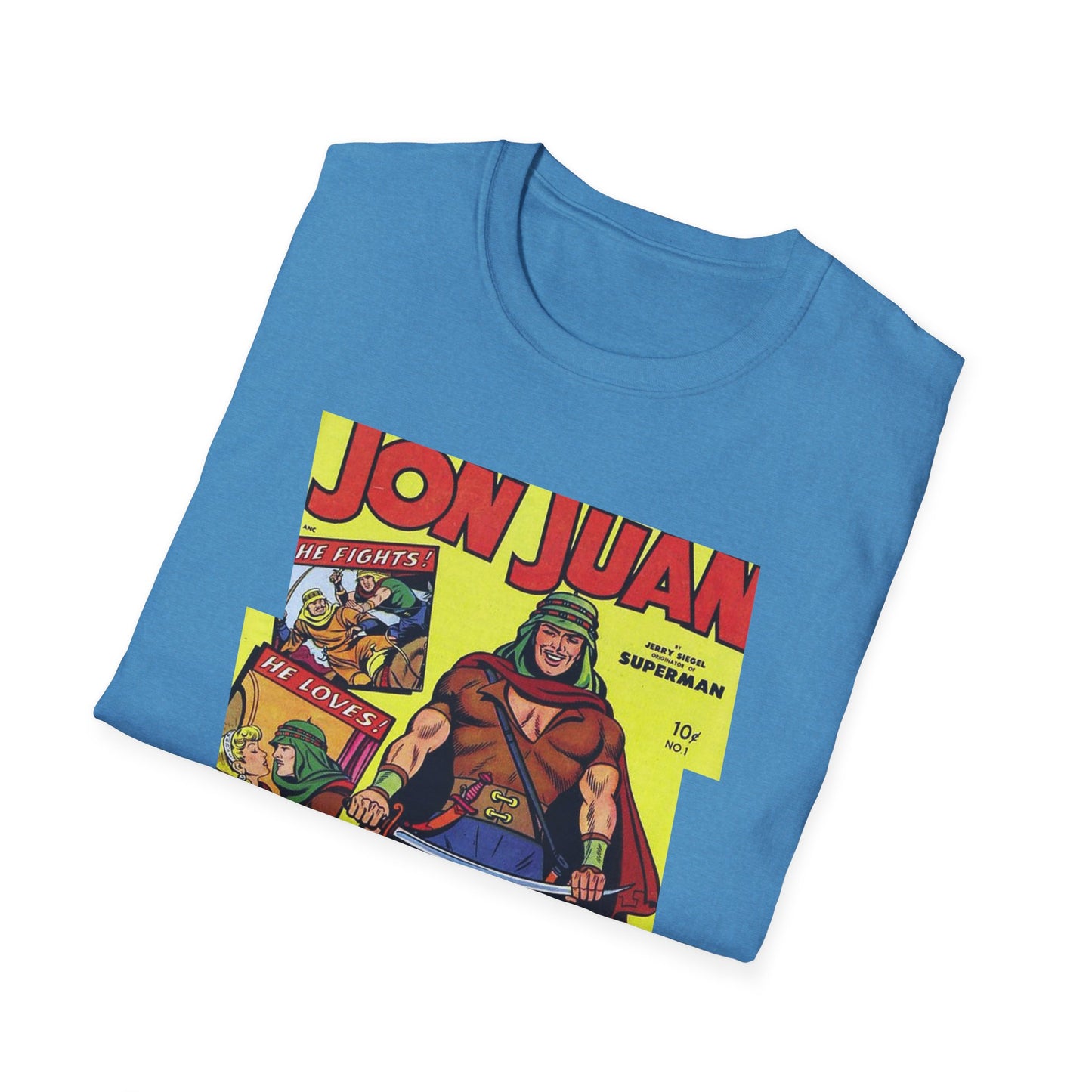 Vintage Jon Juan Comic Tee - Old School Male 