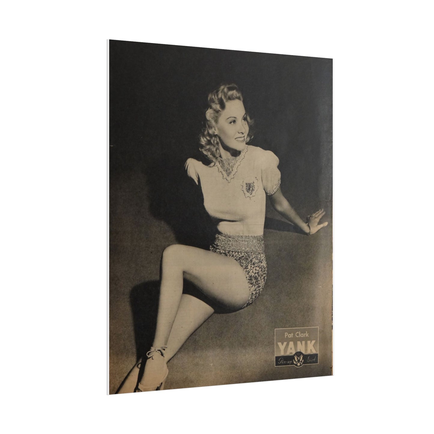 Pin Up Girl Pat Clark Rolled Poster