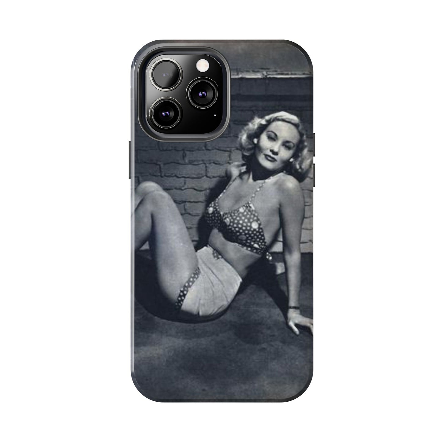 Retro Pinup Girl Tough Smartphone Cases - Old School Male 