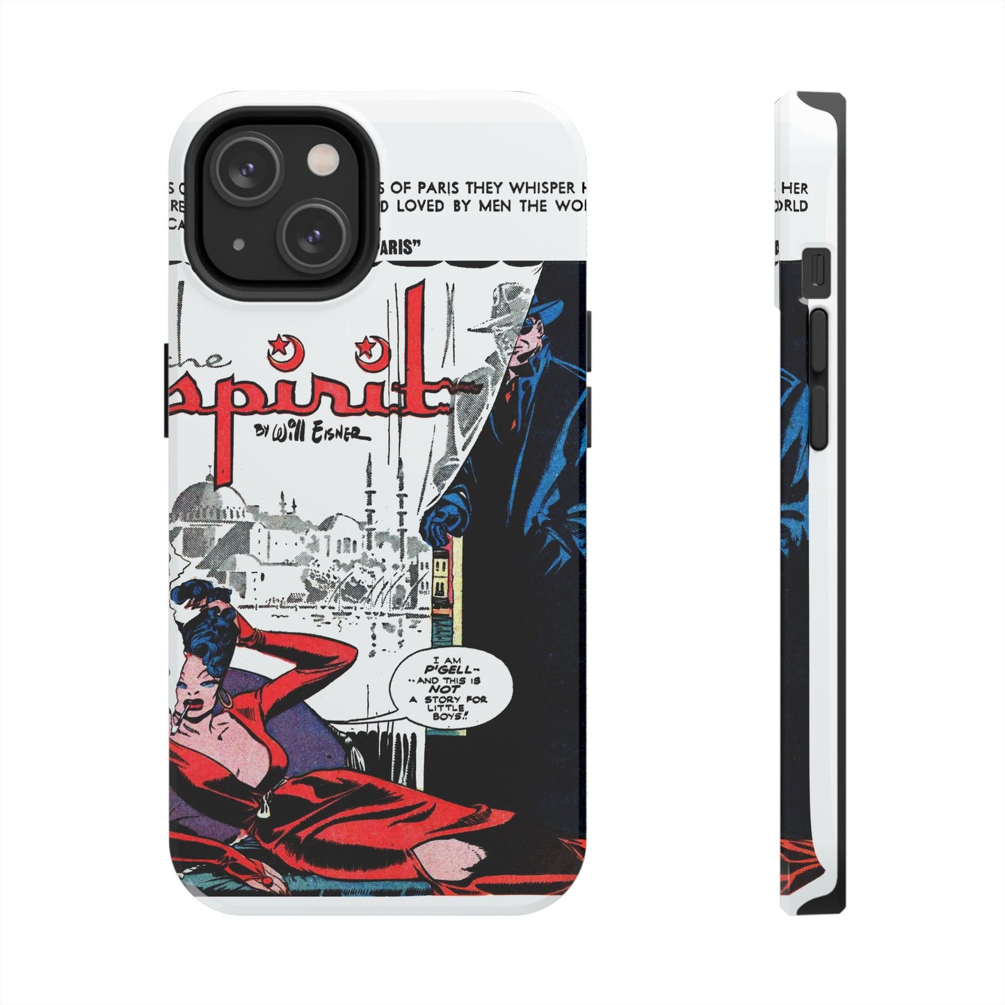 Vintage Spirit Comic Tough Phone Cases for Ultimate Protection - Old School Male 