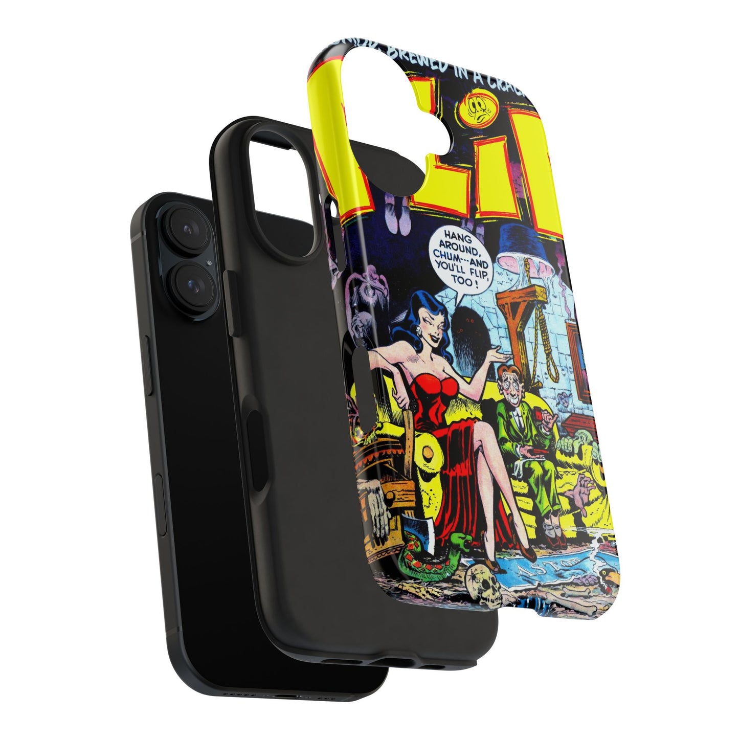 Vintage Comic Book Style Heavy-Duty Phone Cases