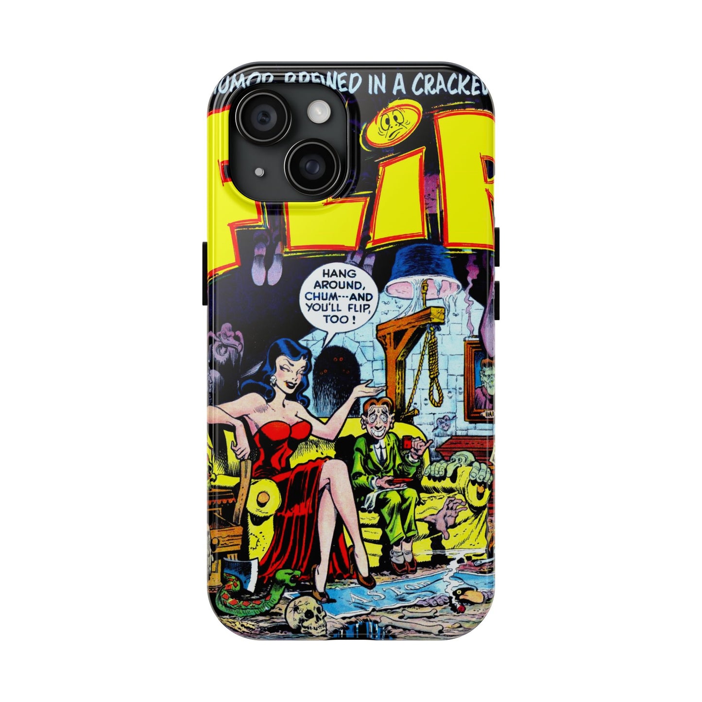 Vintage Comic Book Style Heavy-Duty Phone Cases - Old School Male 