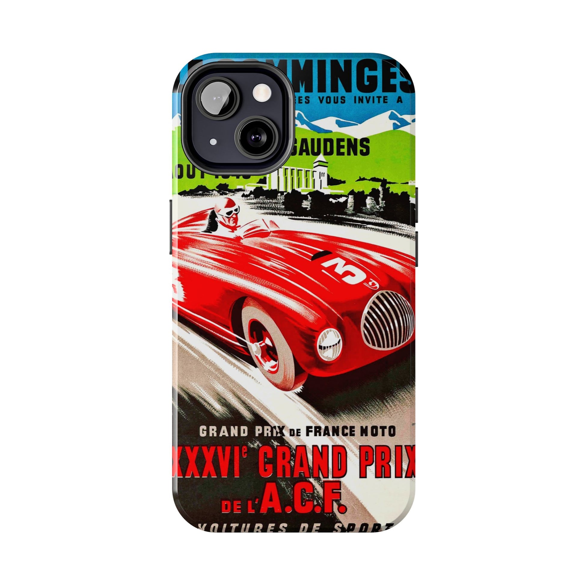 Vintage Racing Tough Phone Cases - Old School Male 