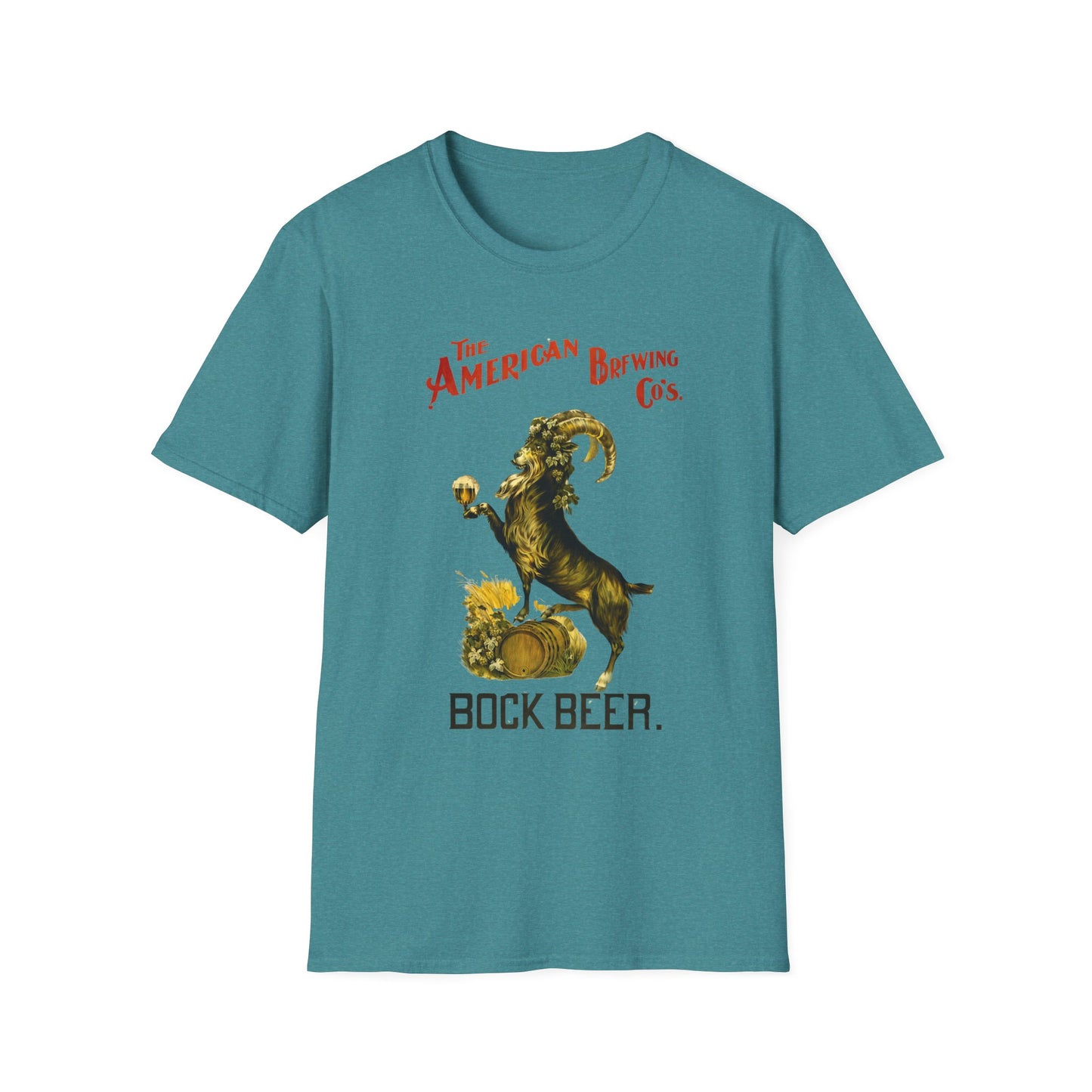 Bock Beer T-Shirt for Goat Lovers - Softstyle Unisex Tee, Comfortable 100% Cotton