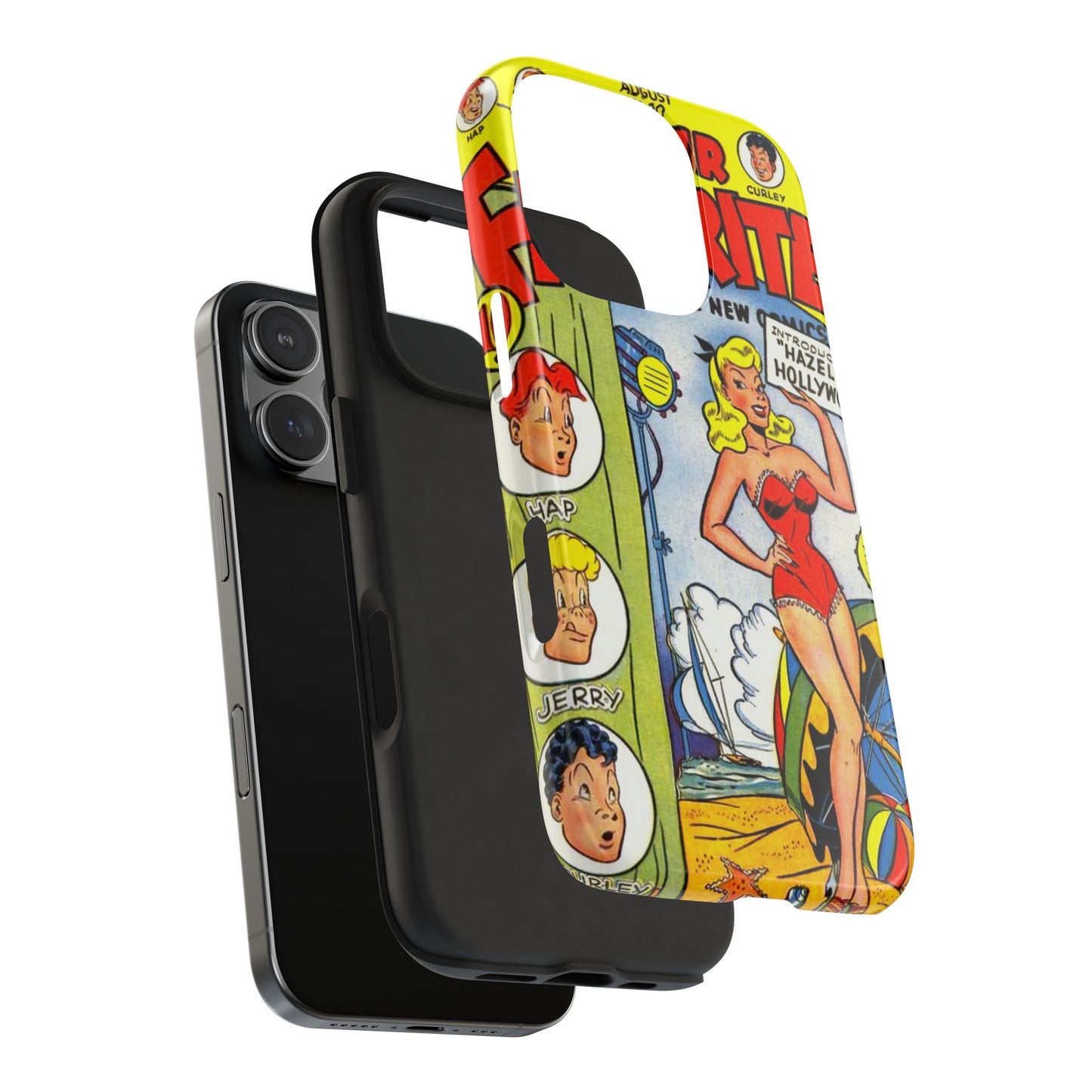 Vintage Comic Book Phone Case - Retro Art Design