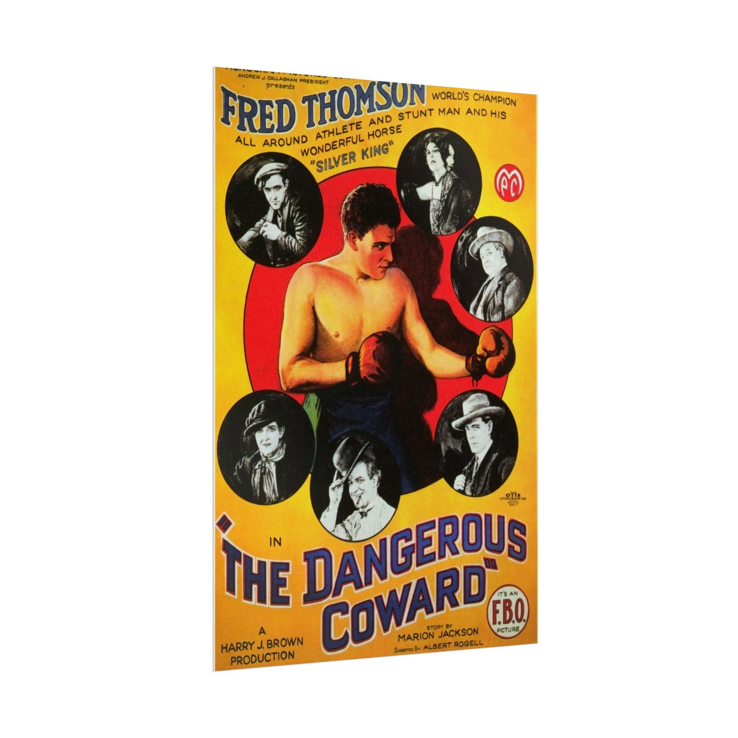 Rolled Poster - Classic Film The Dangerous Coward Movie Poster