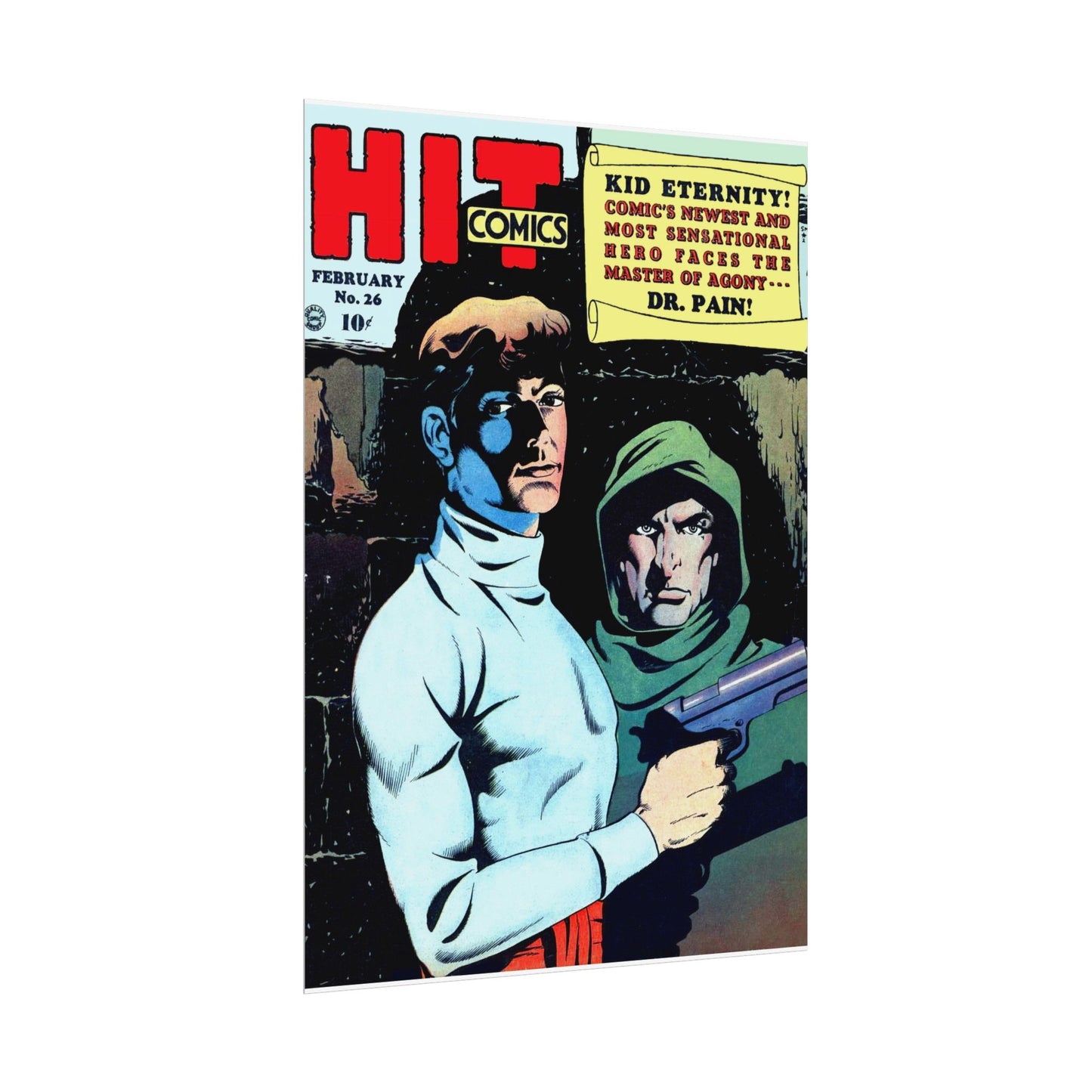 Retro Hit Comics Cover Poster Poster