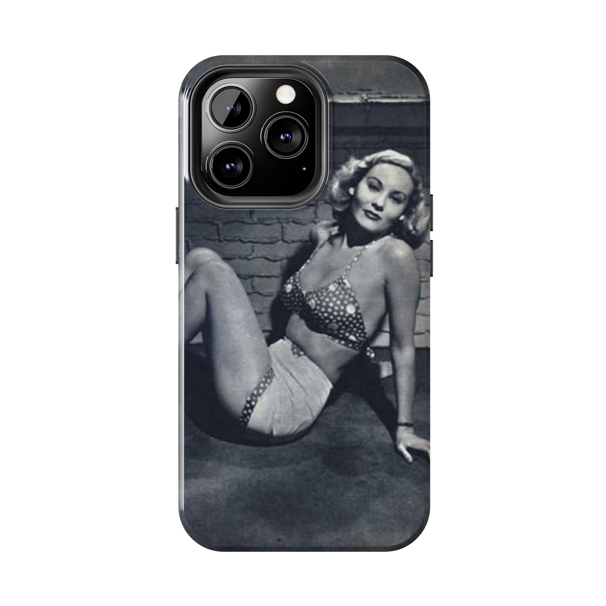 Retro Pinup Girl Tough Smartphone Cases - Old School Male 