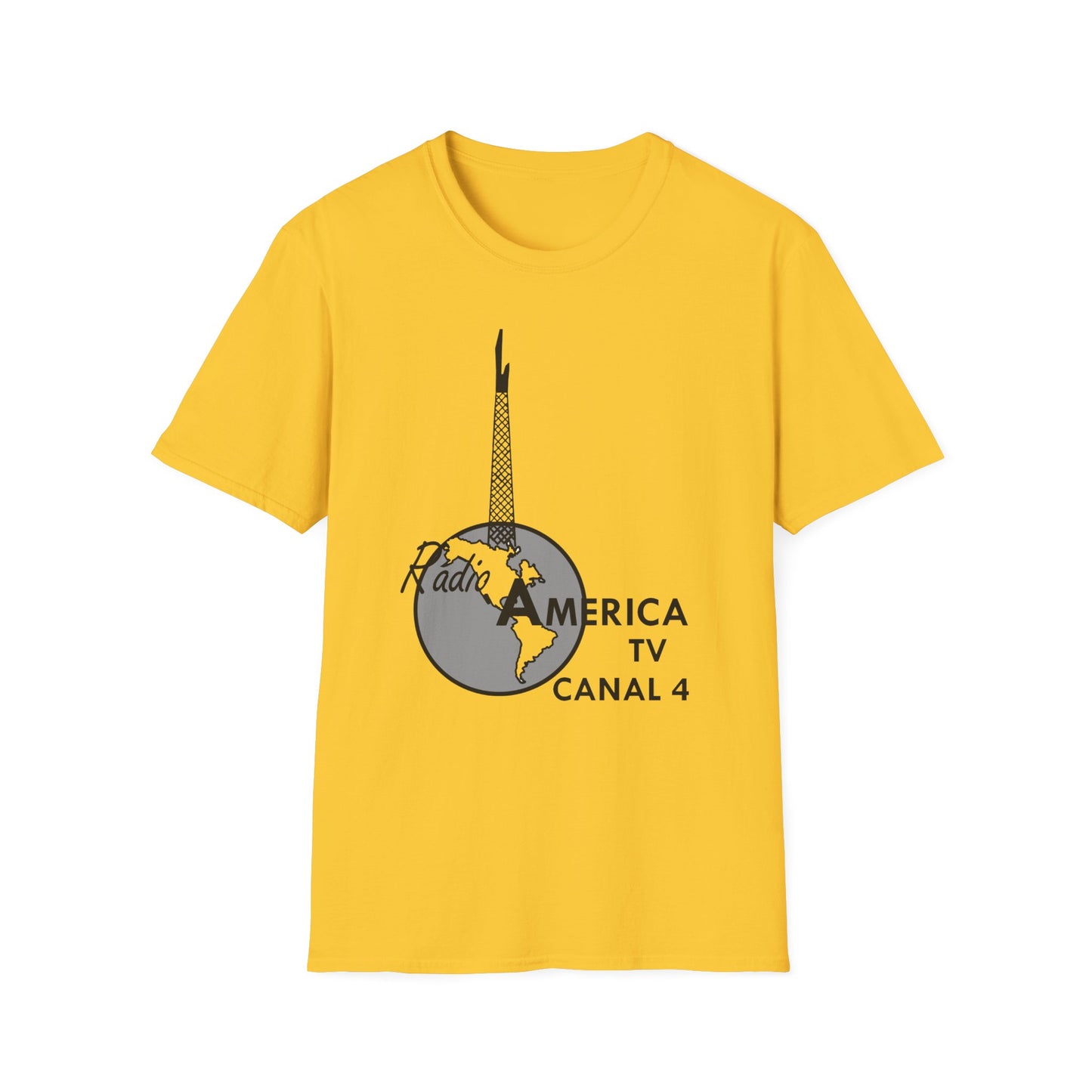 Rock The Retro Vibe With Our Classic 100% Cotton Radio America T-Shirt!