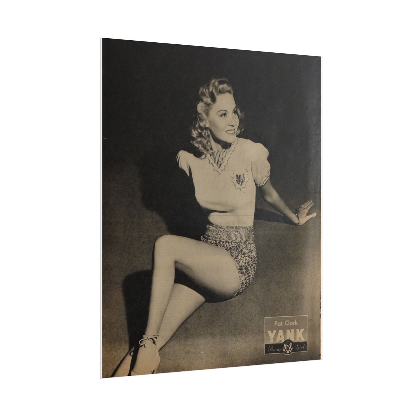 Pin Up Girl Pat Clark Rolled Poster