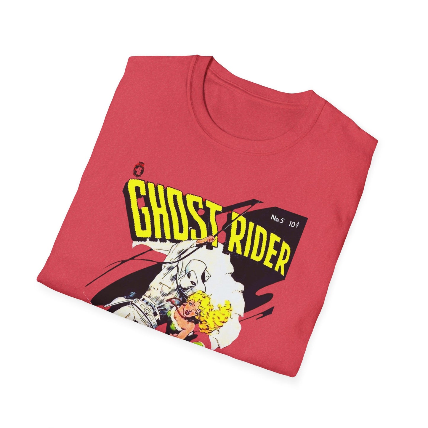 Vintage Retro Ghost Rider Comic Book T-Shirt - Classic Fit, Ethically Sourced Cotton