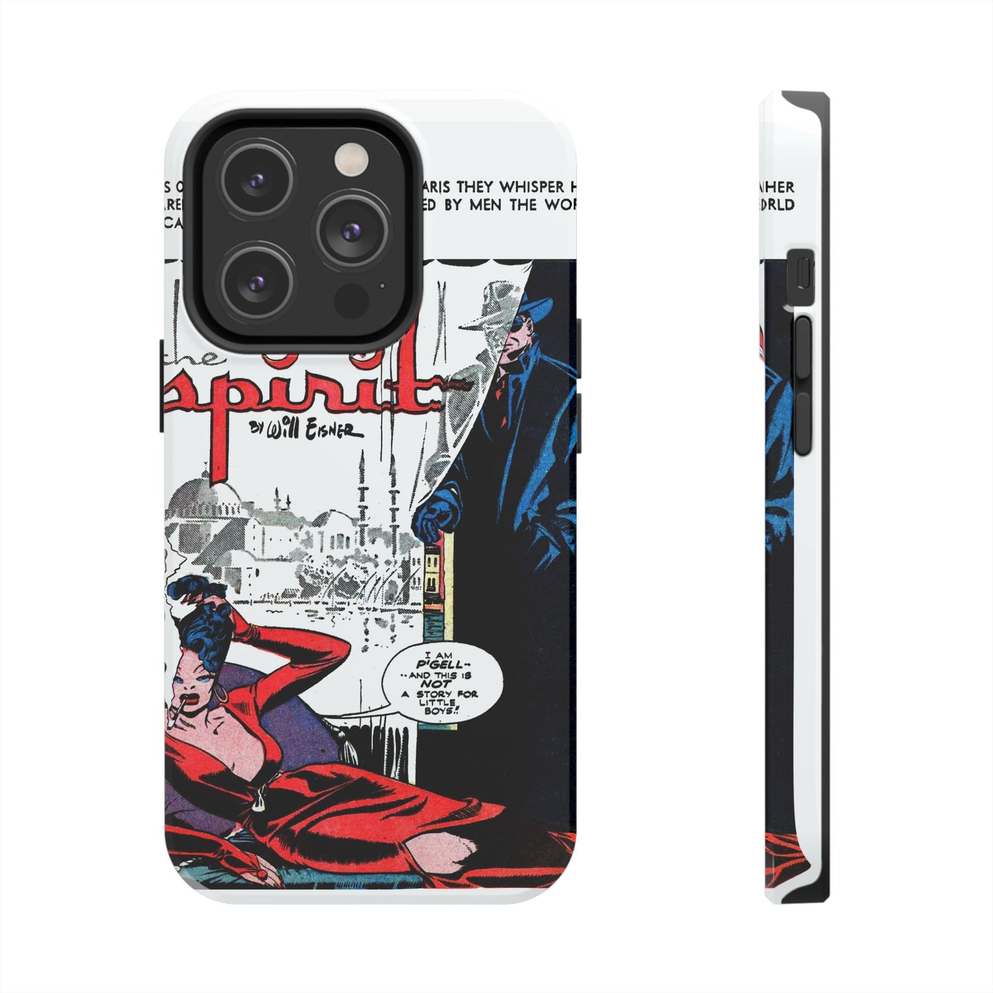 Vintage Spirit Comic Tough Phone Cases for Ultimate Protection - Old School Male 