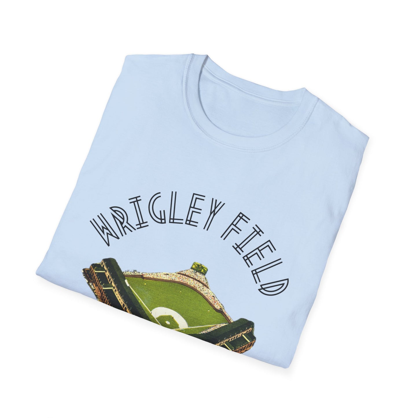 Retro Wrigley Field Unisex Soft Cotton Tee