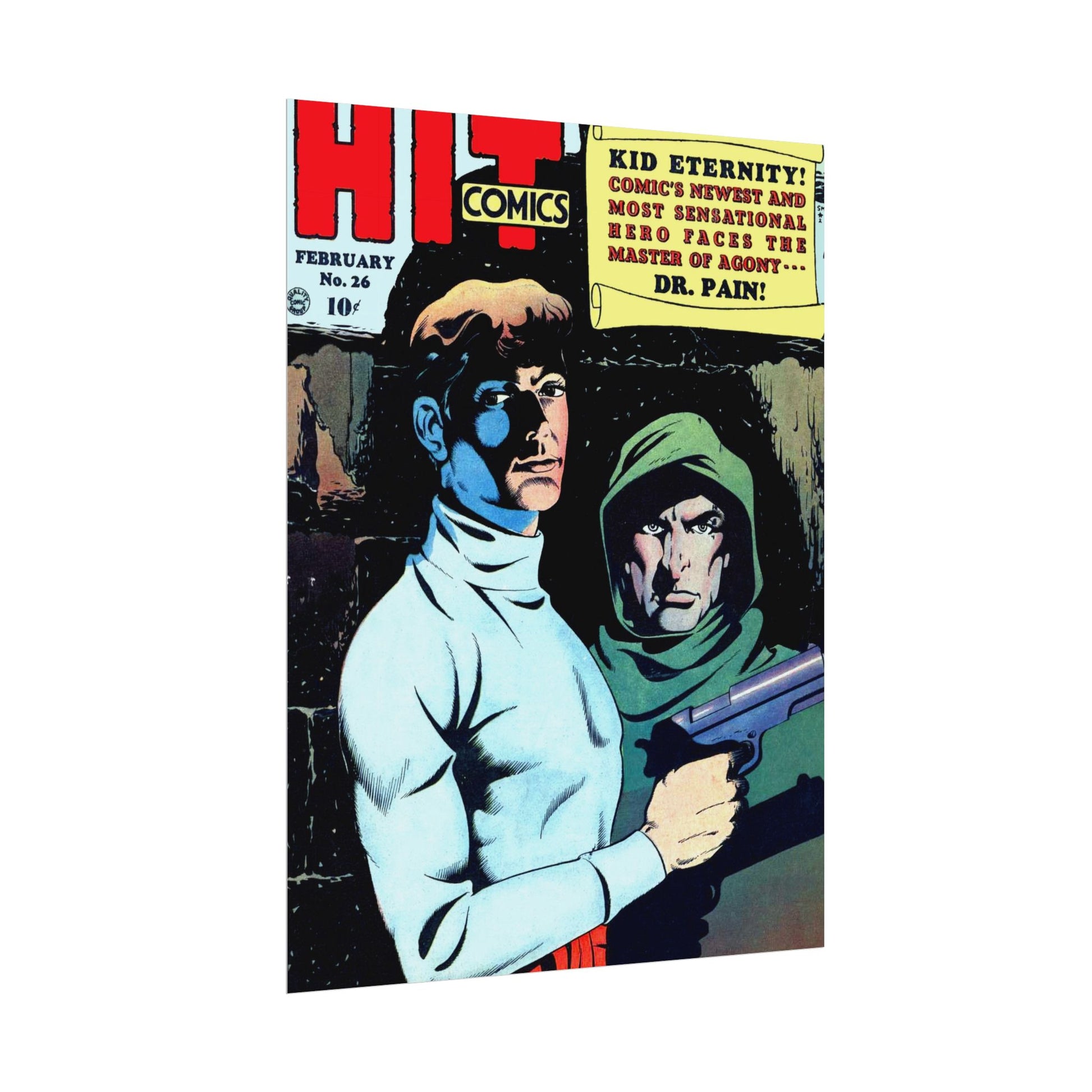 Retro Hit Comics Cover Poster Poster - Old School Male 