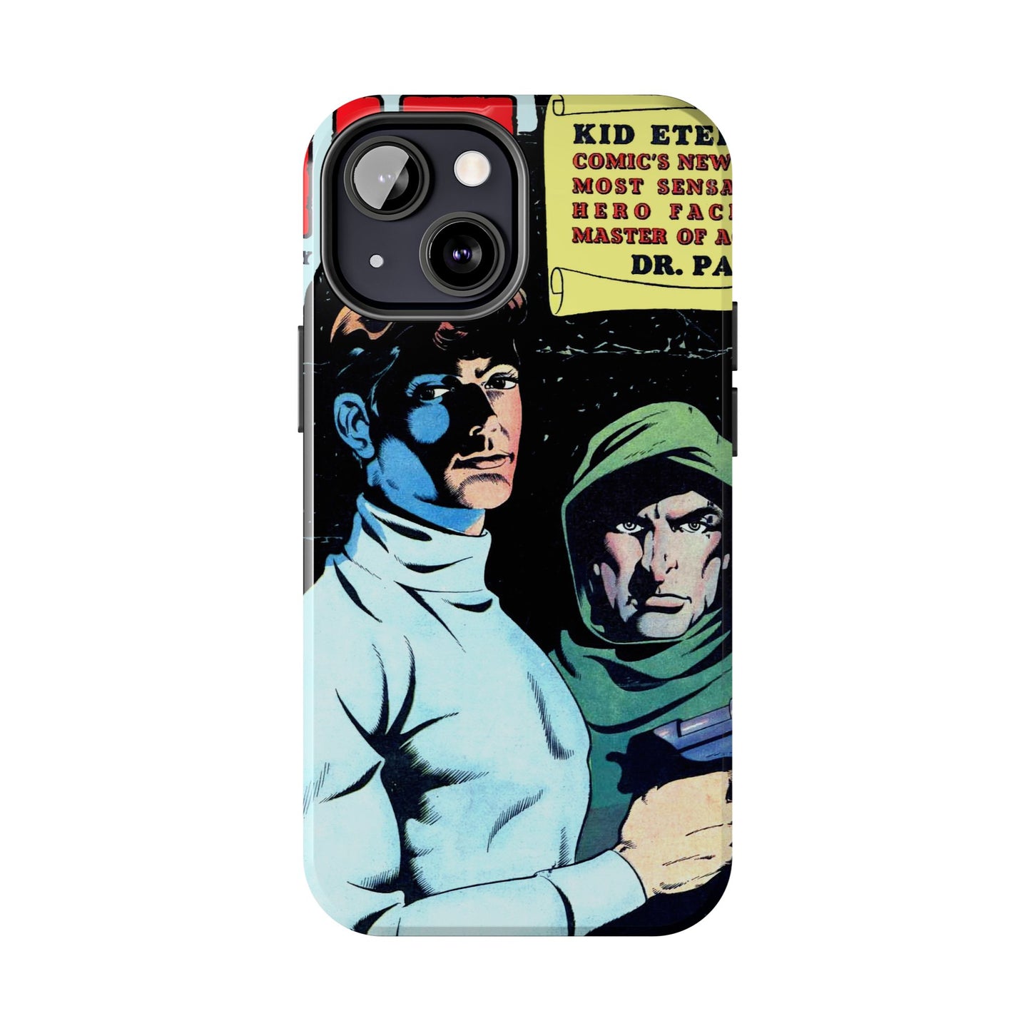 Vintage Comic Book Cover Durable Phone Cases - Old School Male 