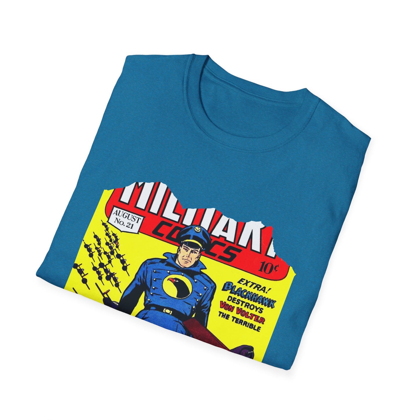 Vintage-Inspired Comic Cover Unisex Softstyle Tee