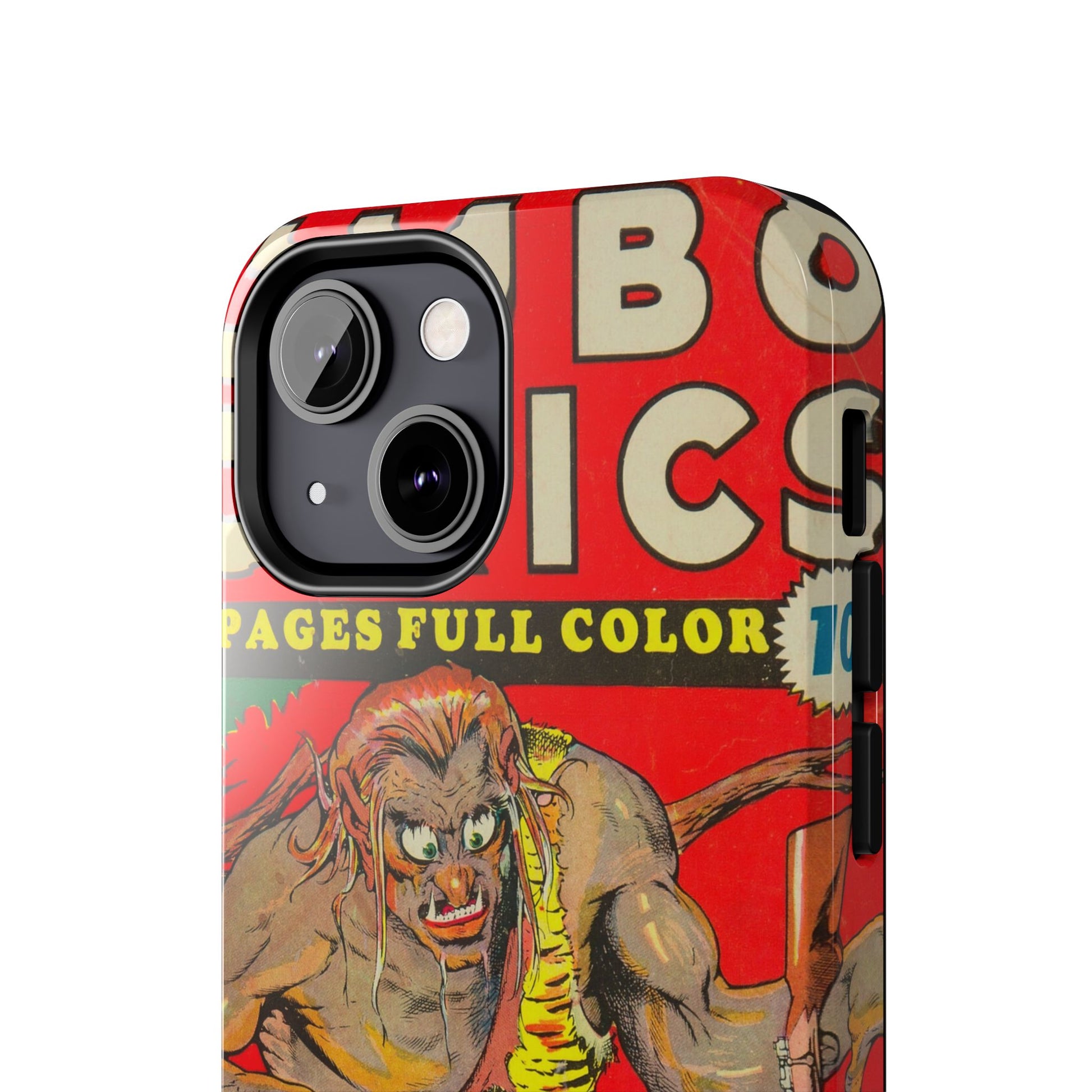 Vintage-Inspired Comic Book Tough Phone Cases - Old School Male 