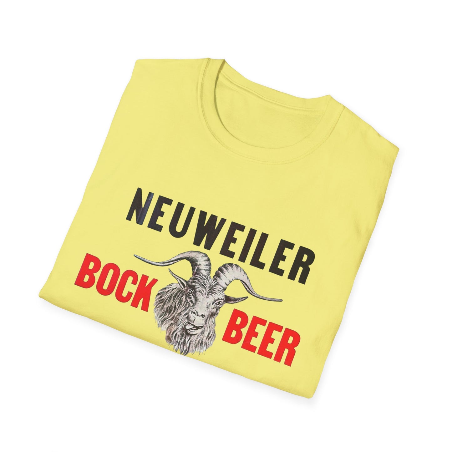 Neuweiler Bock Beer Softstyle Tee: Comfort, Cotton, and a Side of Chuckles!