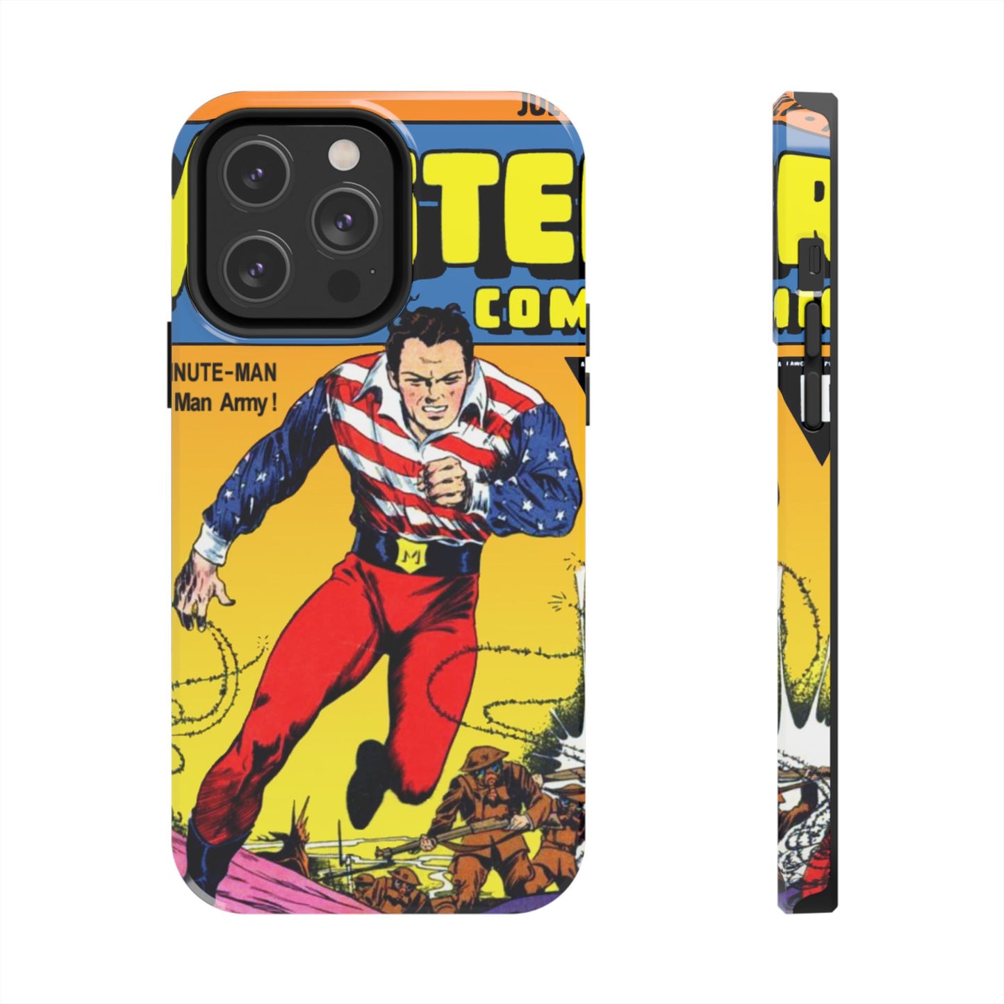 Vintage Comic Artwork Tough Phone Cases - Old School Male 