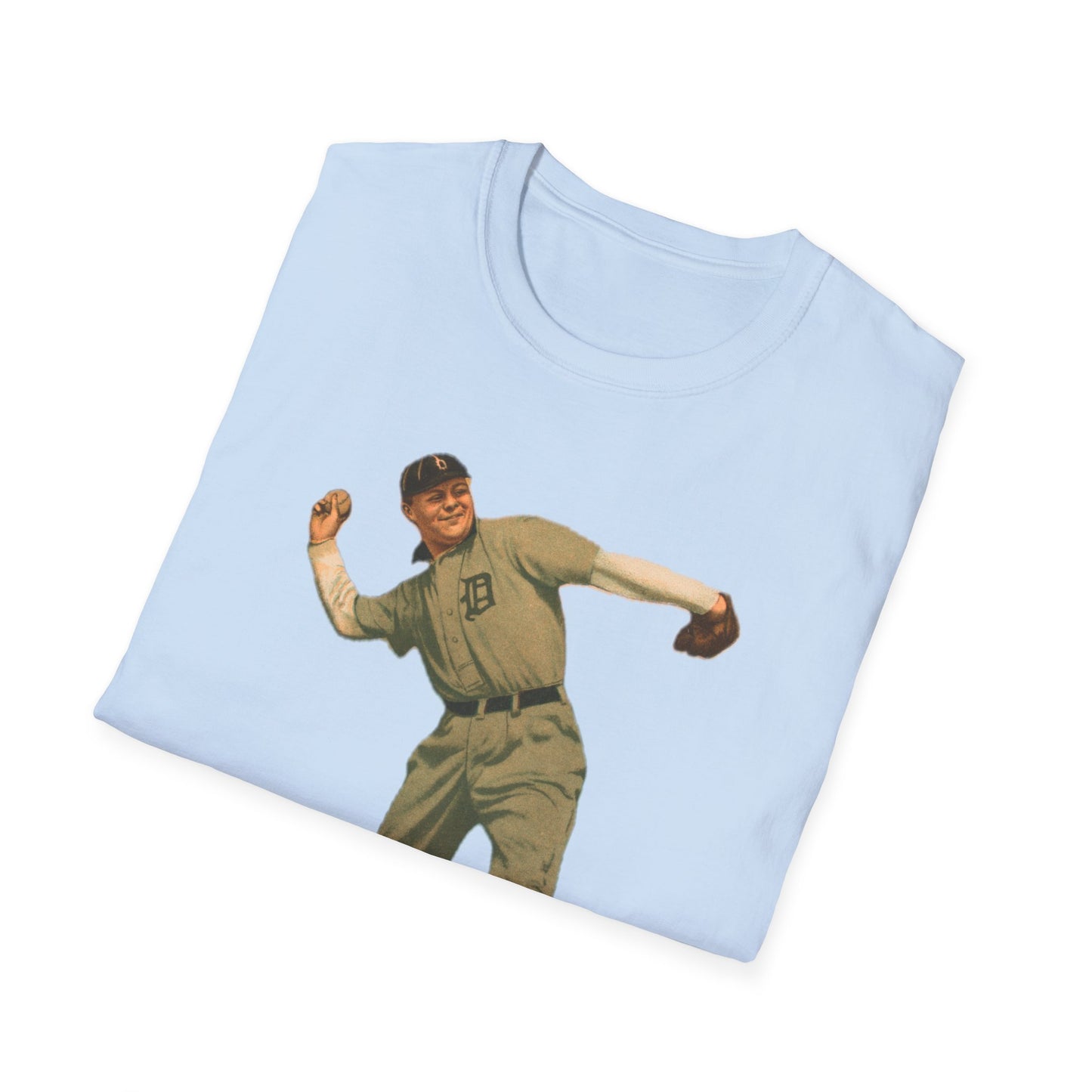 Retro Baseball Star Unisex Softstyle Tee