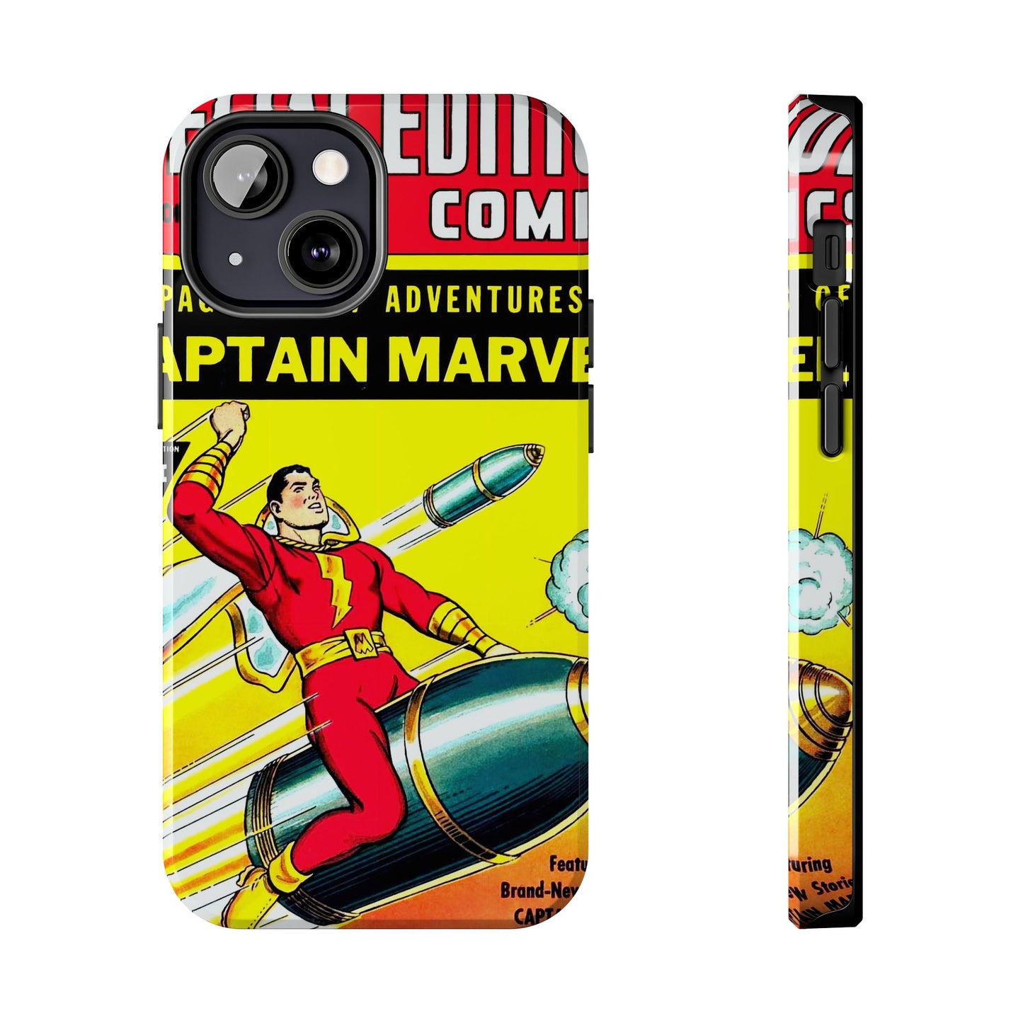 Vintage Captain Marvel Comic Tough Phone Cases - Old School Male 