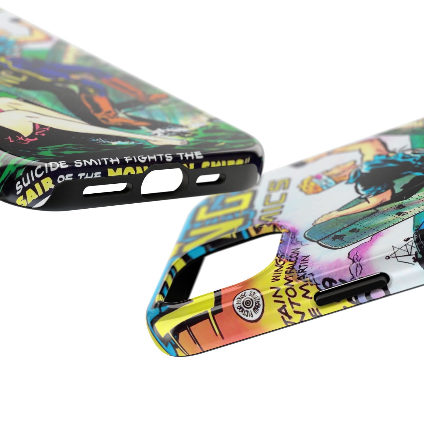 Retro Wings Comics Cover Tough Phone Cases