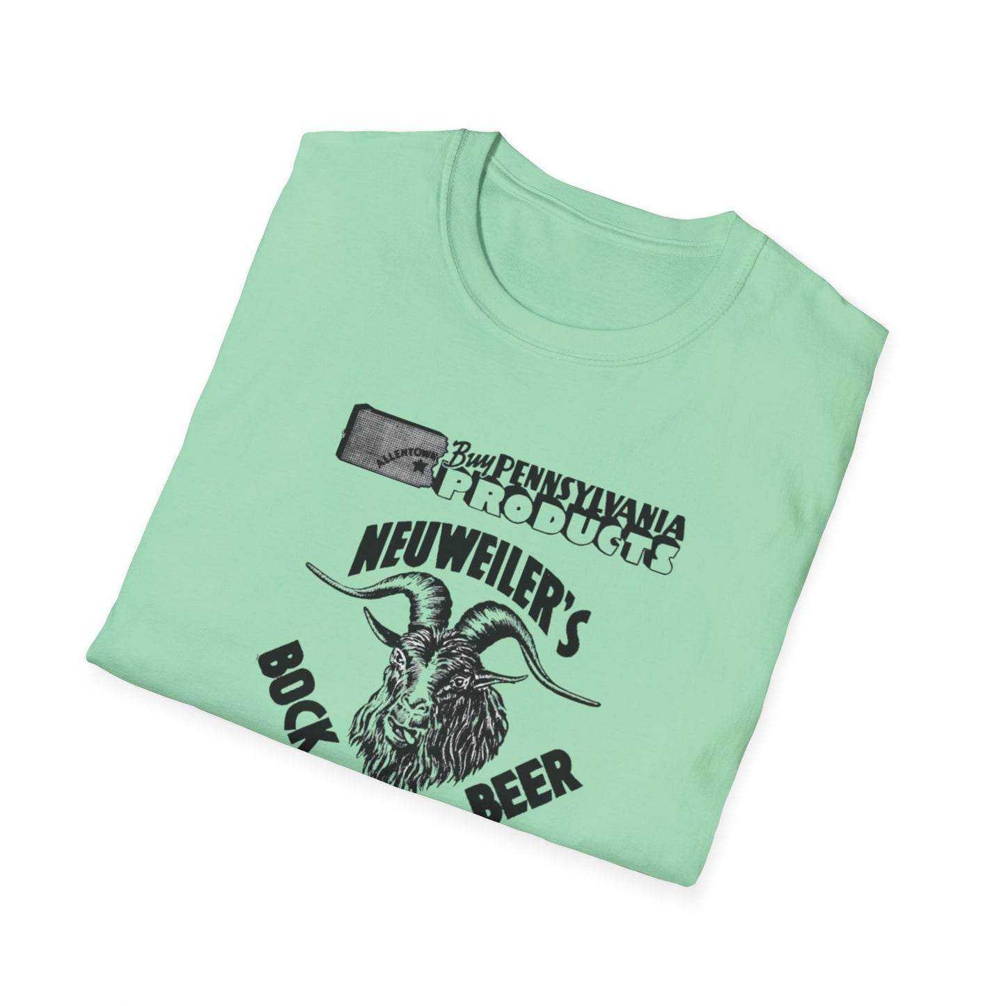 Sip Happens: Neuweilers Bock Beer Unisex Softstyle T-Shirt - Pure Comfort & Classy Fun!