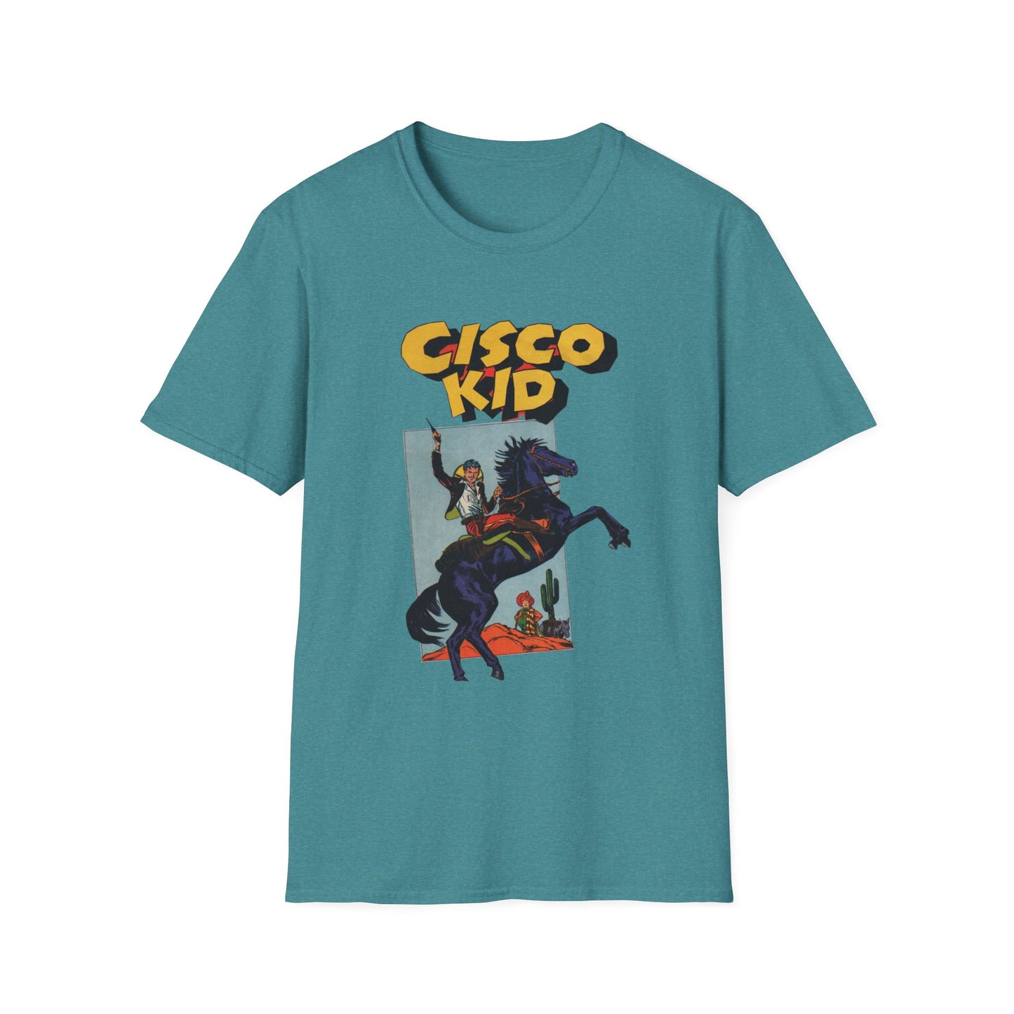 Retro Cisco Kid Comic Book T-Shirt - 100% Cotton, Classic Fit, Perfect for Comic Fans!