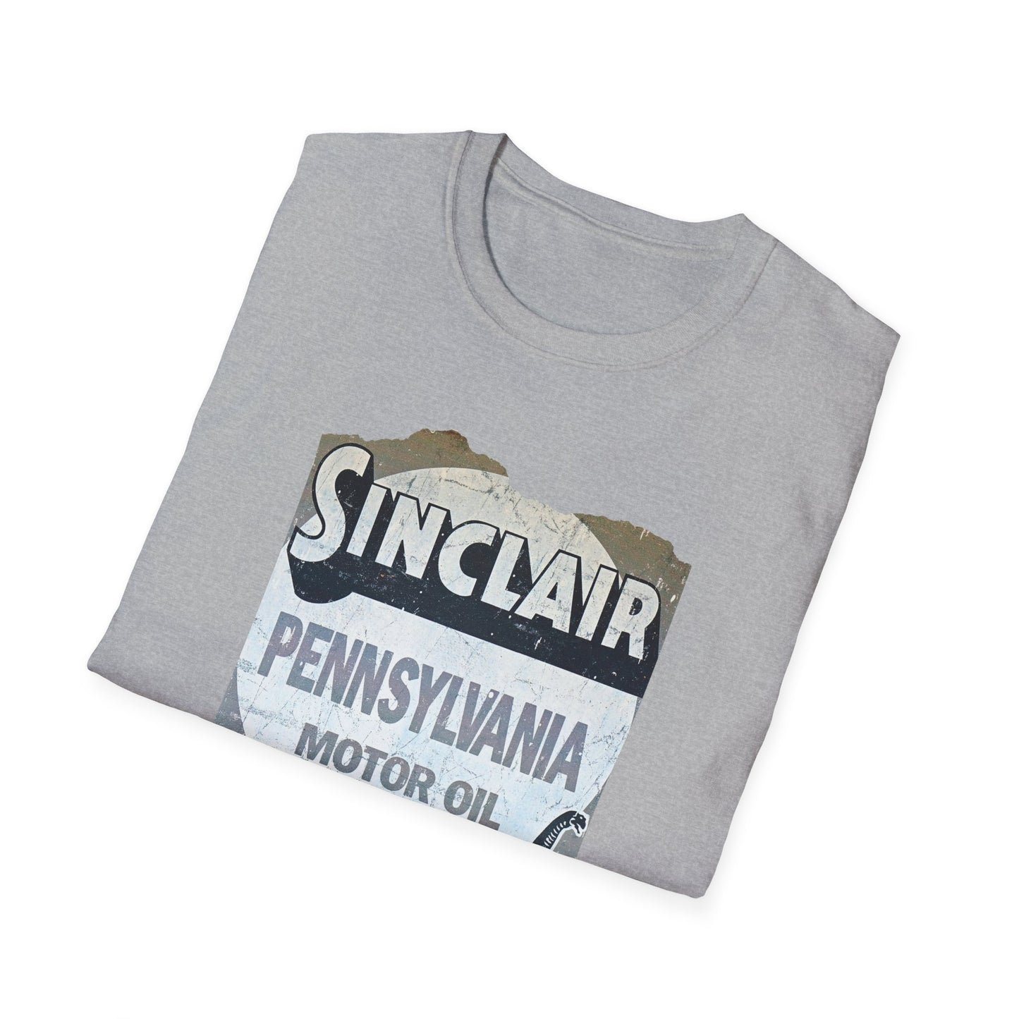 Retro Sinclair Oil Unisex Soft Cotton Tee - Old School Male 