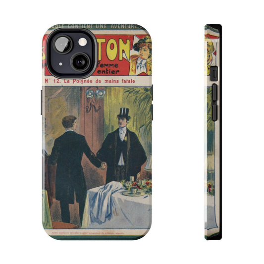 Elegant Gentlemen Durable Phone Cases - Old School Male 