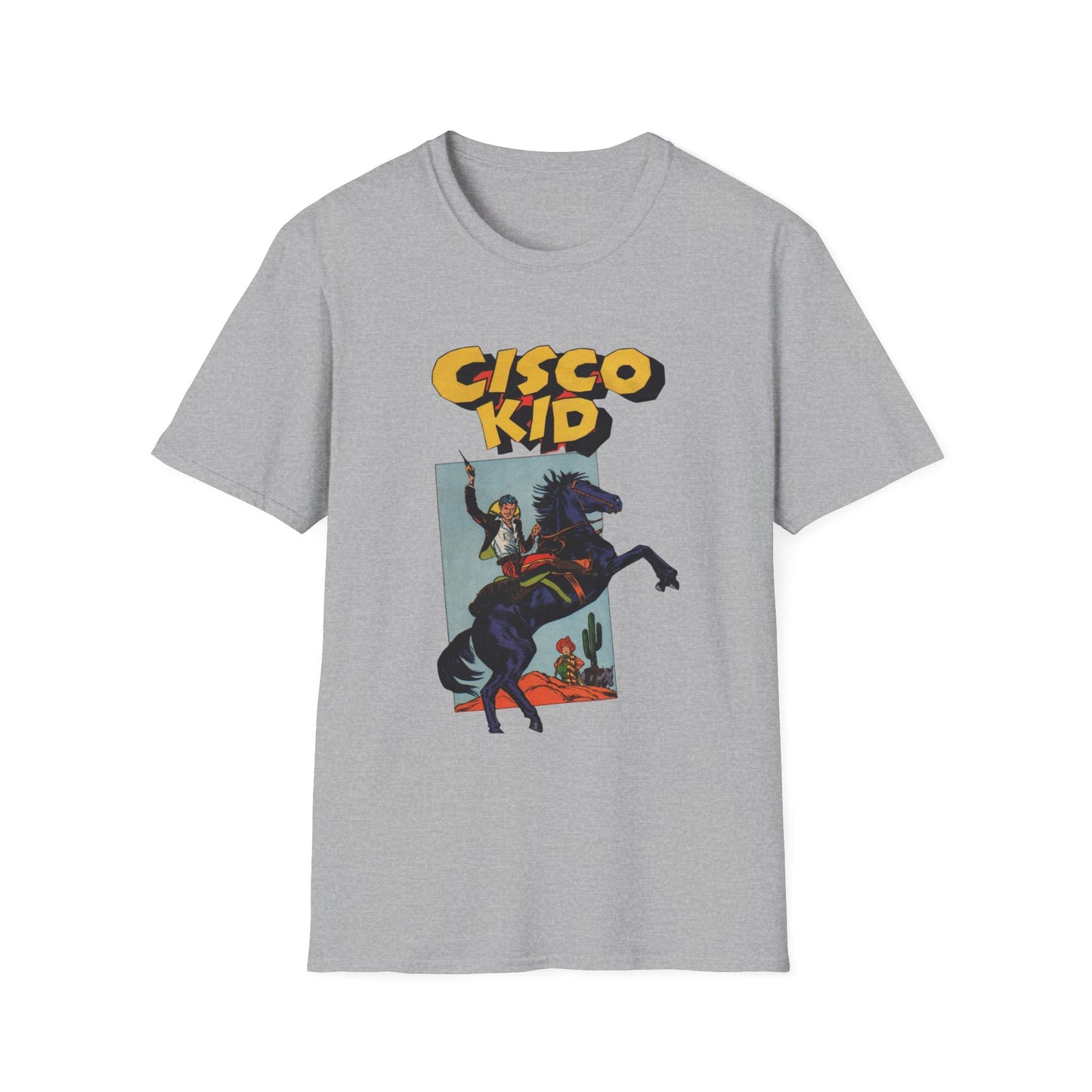 Retro Cisco Kid Comic Book T-Shirt - 100% Cotton, Classic Fit, Perfect for Comic Fans!