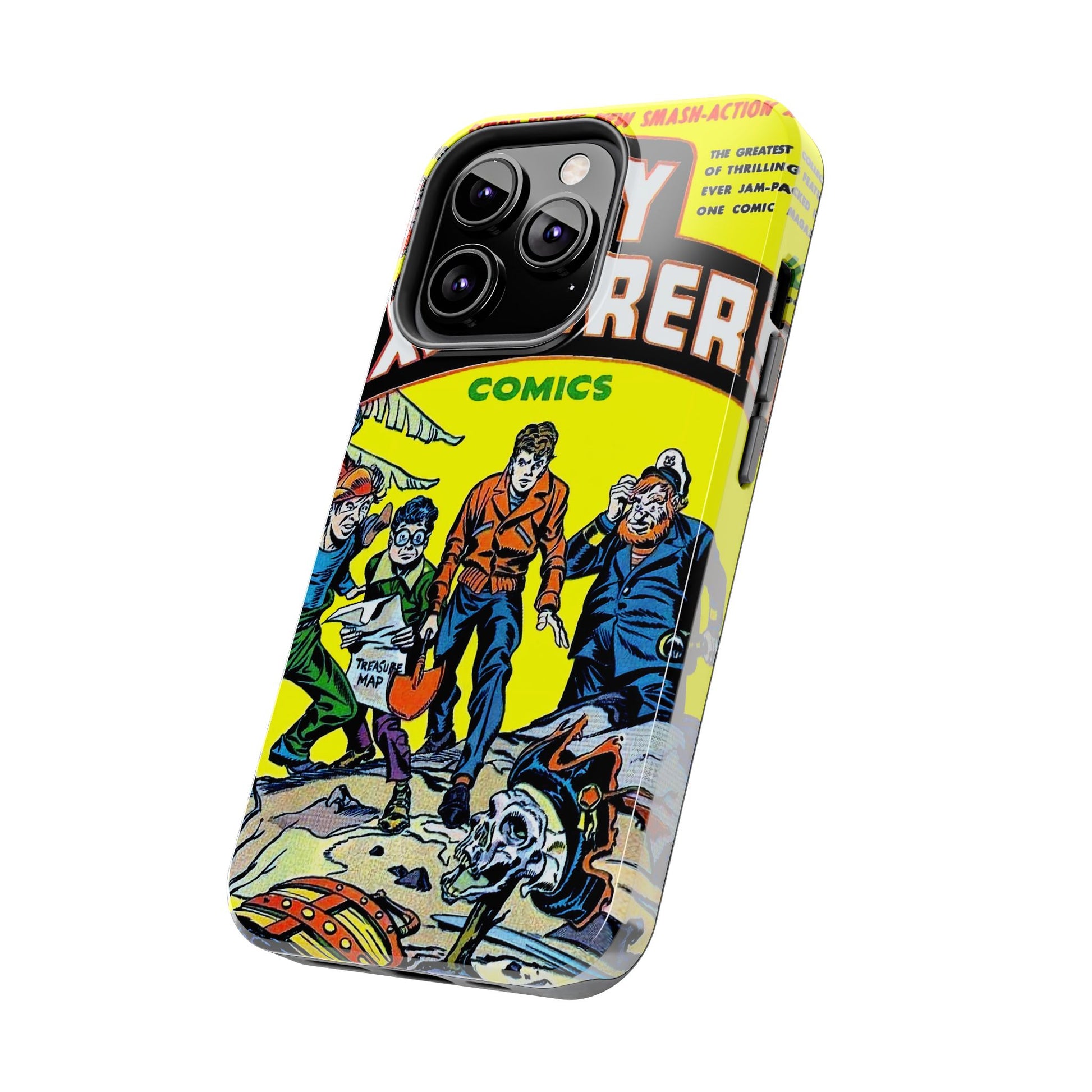 Vintage Comic Book Cover Rugged Phone Cases - Old School Male 