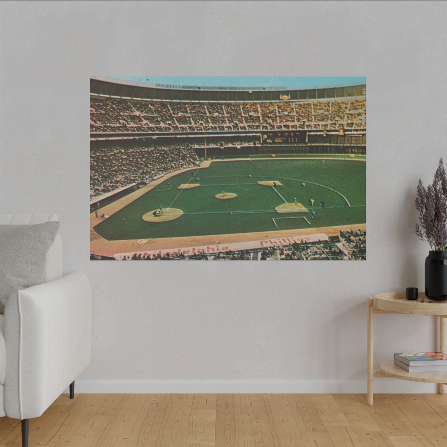 Veterans Stadium Canvas Wall Art - Philadelphia Phillies Tribute